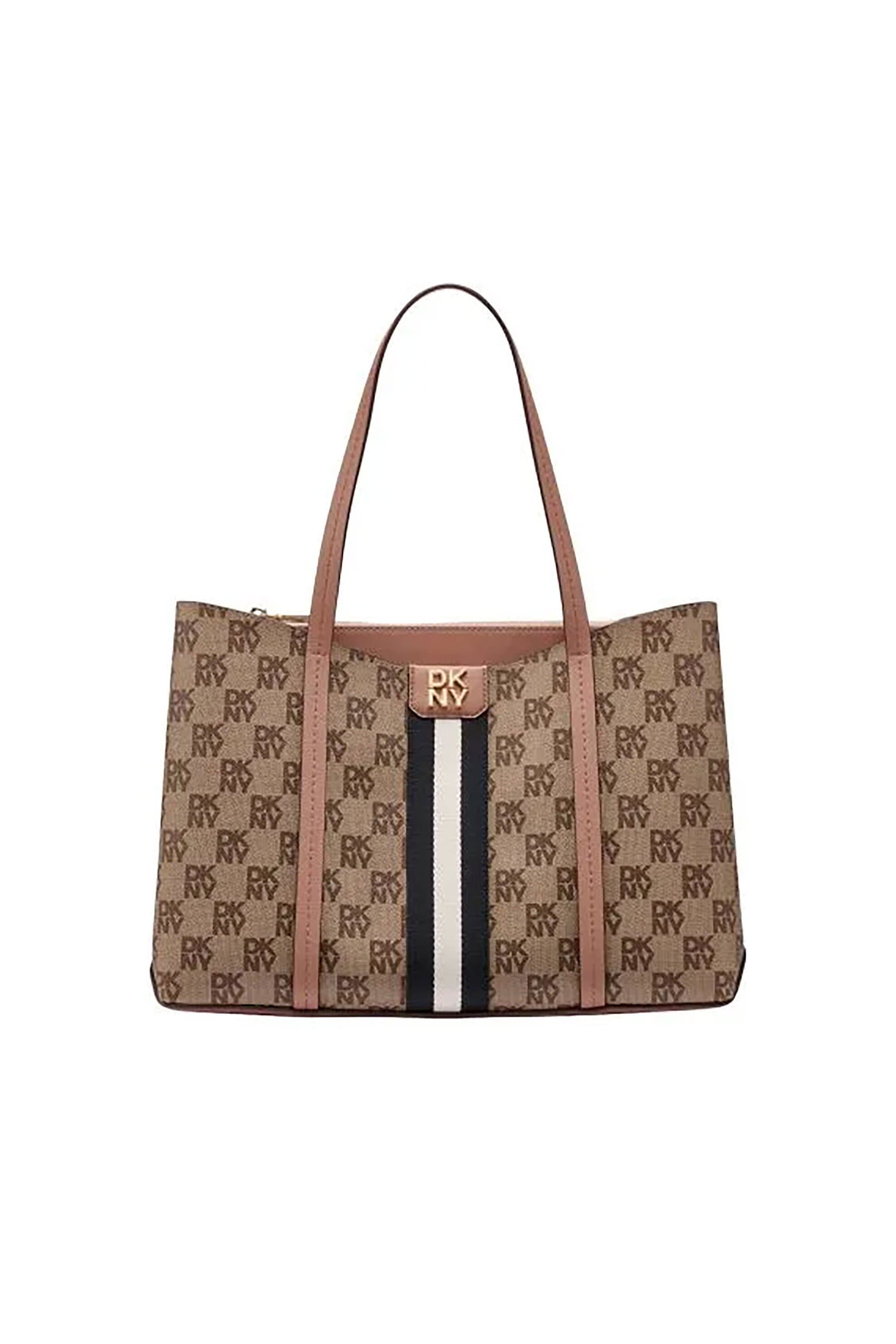 DKNY γυναικεία τσάντα tote με all-over logo print "Nuri" | ONE SIZE