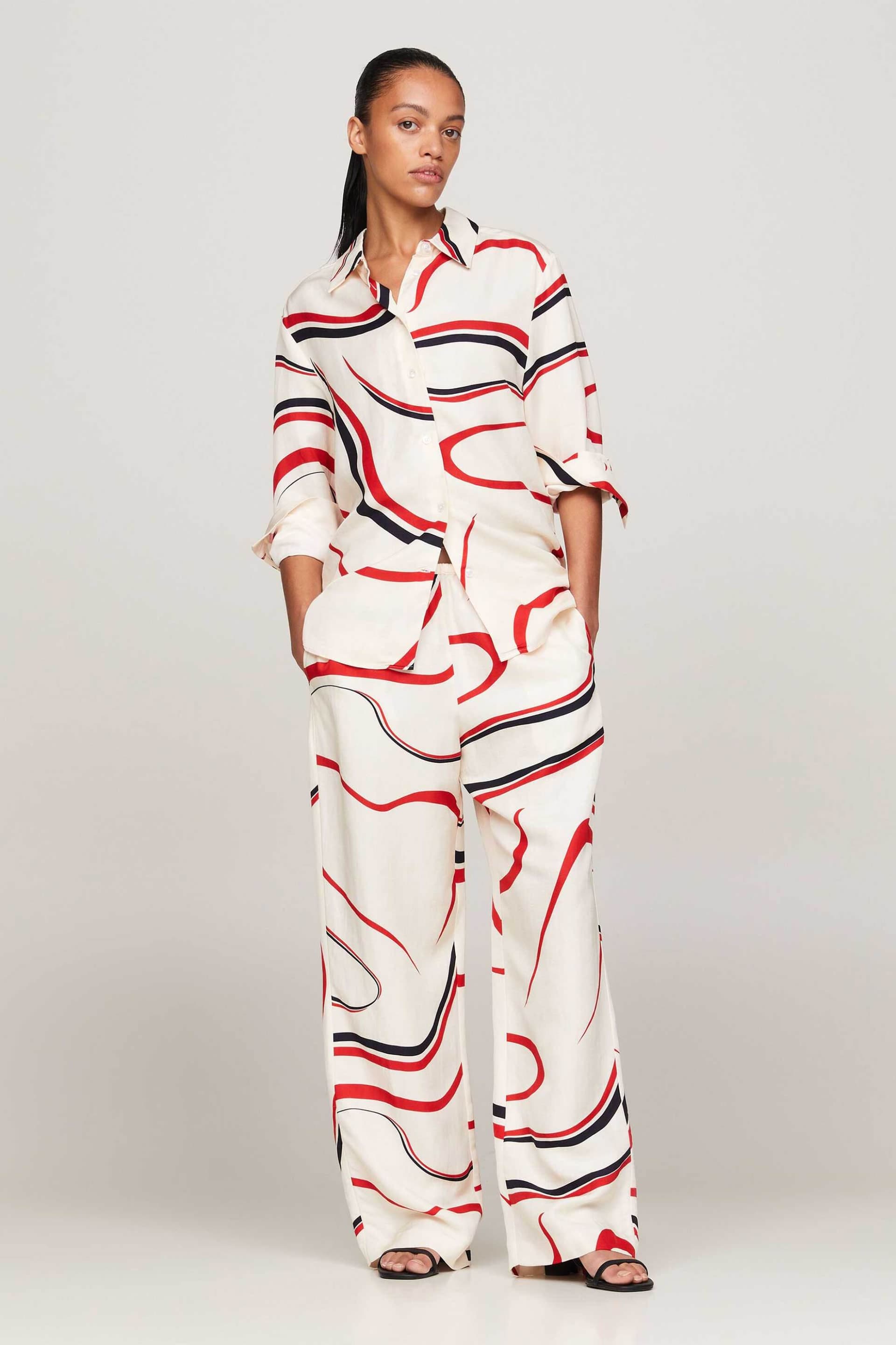 Tommy Hilfiger γυναικείο παντελόνι με all-over print | 38