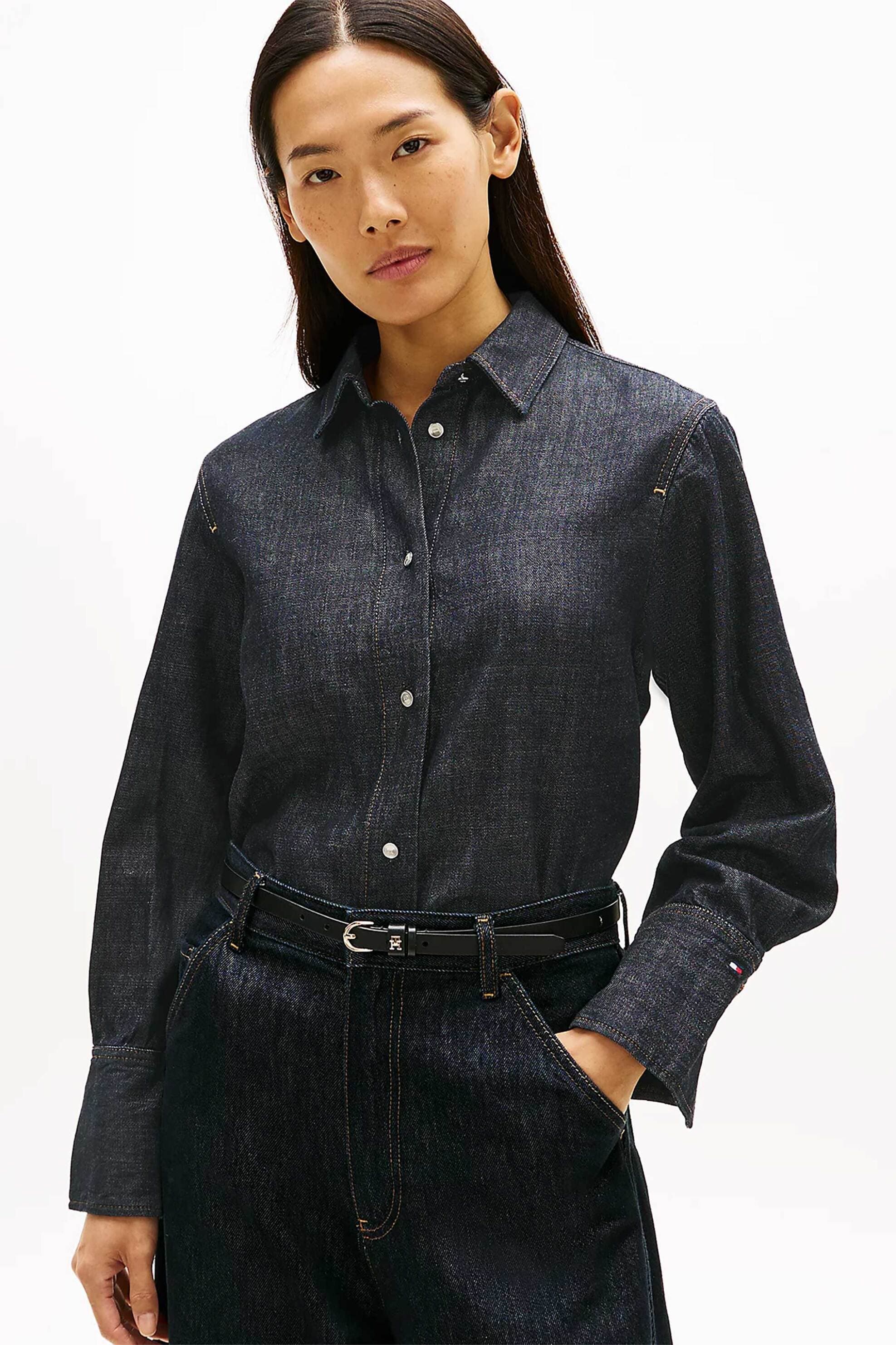 Tommy Hilfiger γυναικείο denim πουκάμισο Relaxed Fit