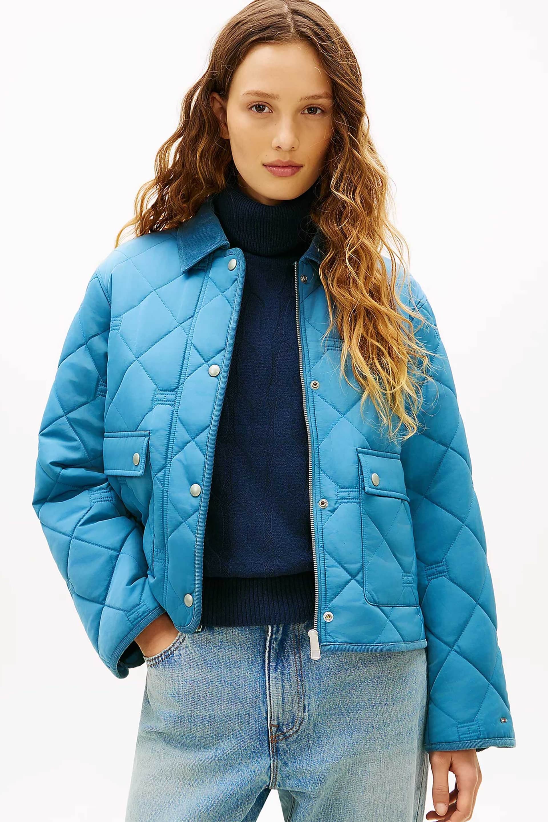 Tommy Hilfiger γυναικείο αδιάβροχο jacket με καπιτονέ σχέδιο Regular Fit