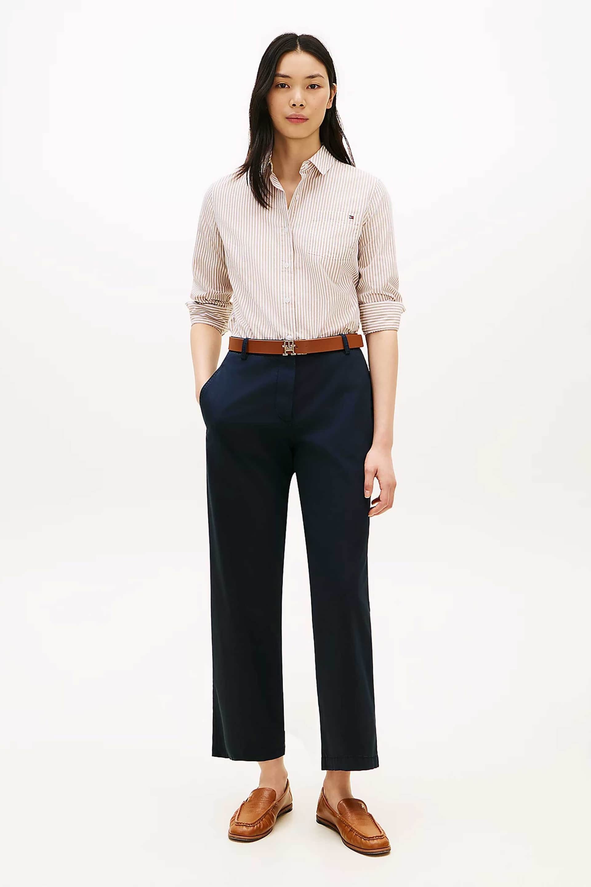 Tommy Hilfiger γυναικείο παντελόνι chino Slim Straight Fit