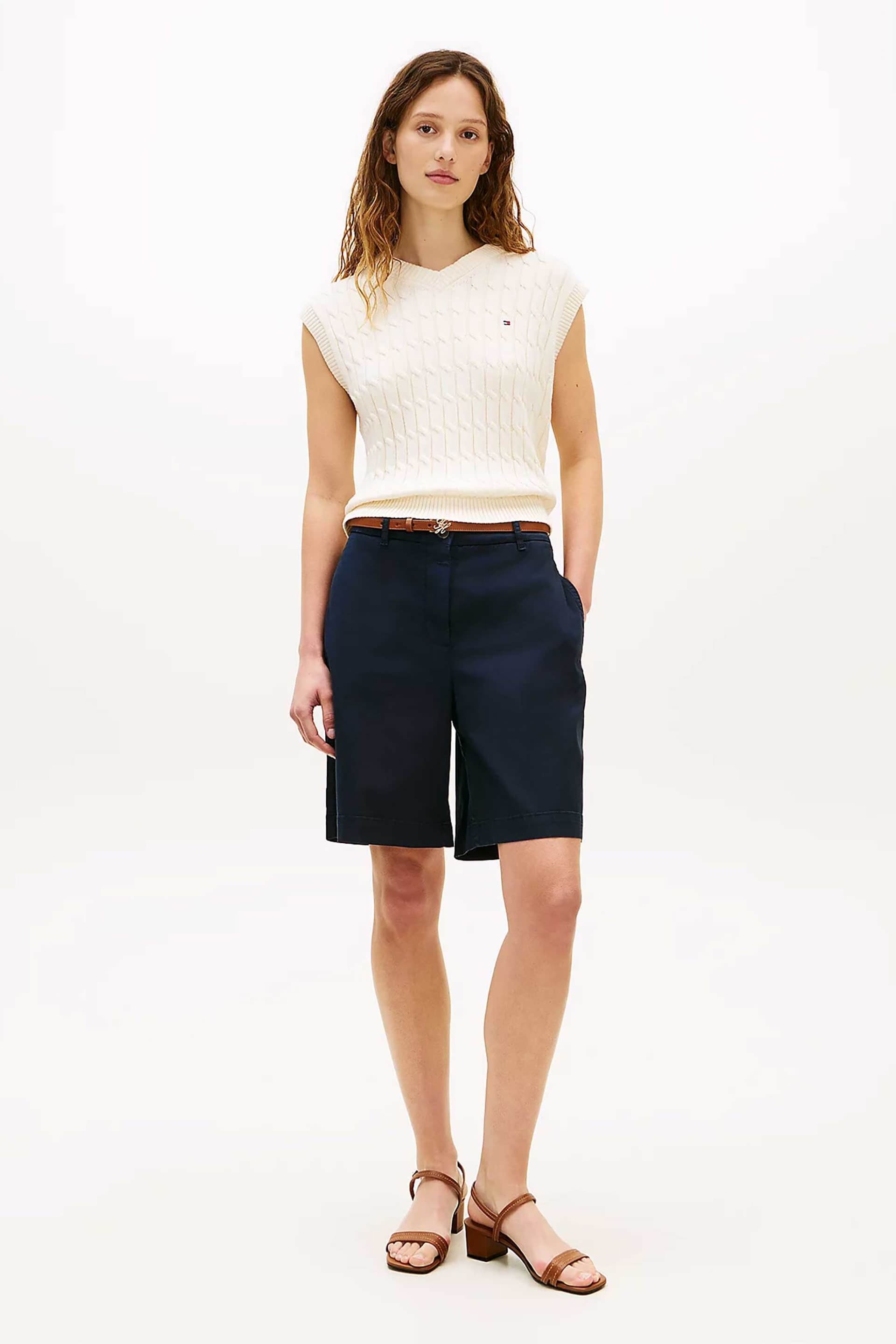 Tommy Hilfiger γυναικεία βερμούδα chino Regular Fit