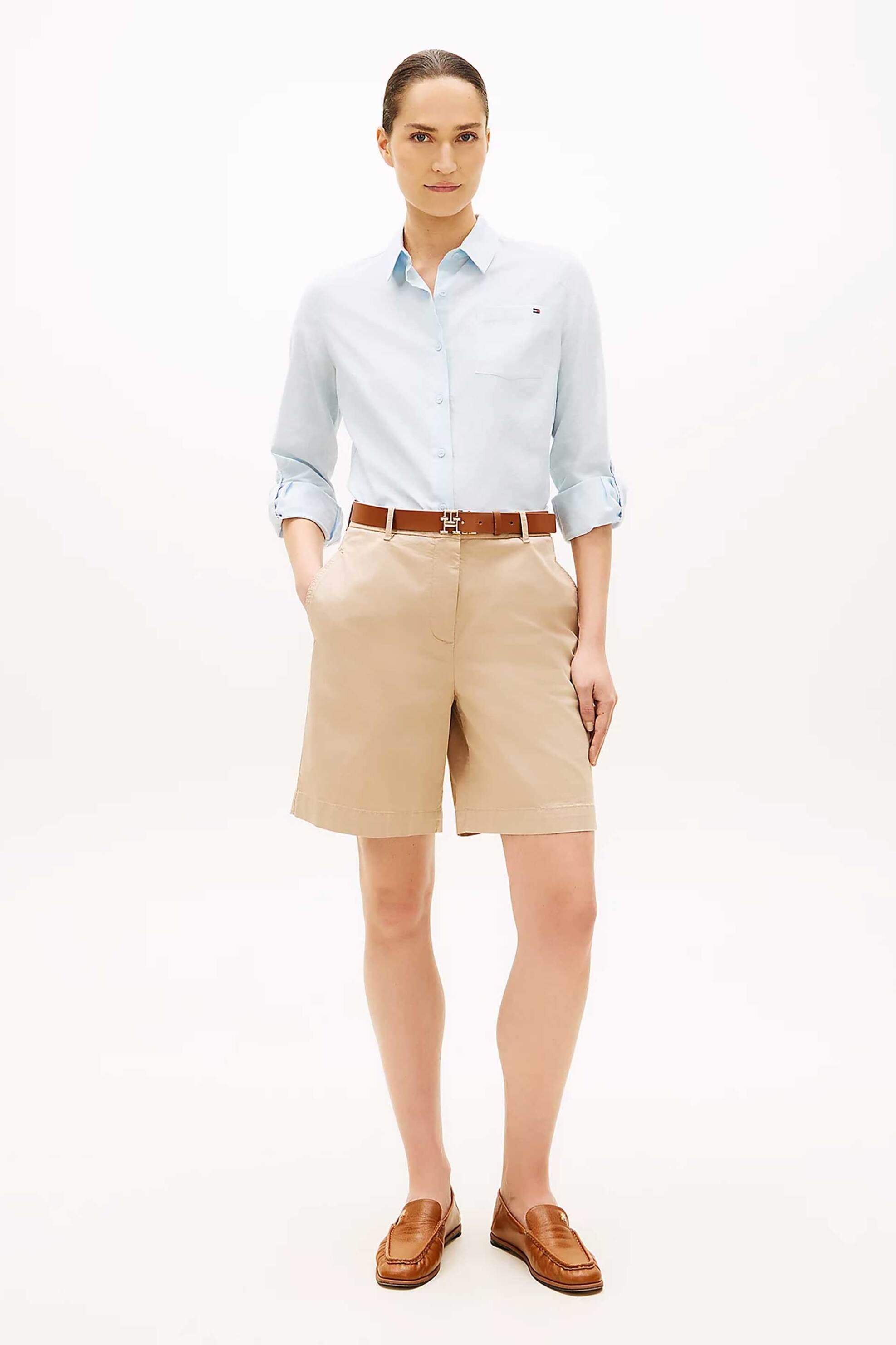 Tommy Hilfiger γυναικεία βερμούδα chino Regular Fit