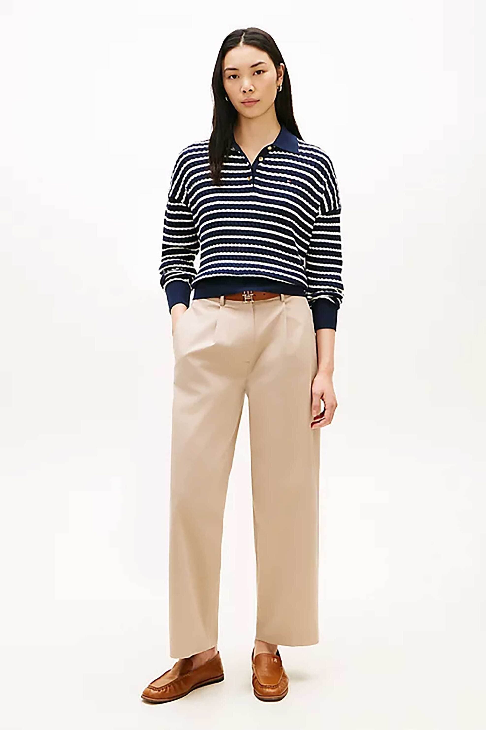 Tommy Hilfiger γυναικείο ψηλόμεσο παντελόνι Barrel Fit