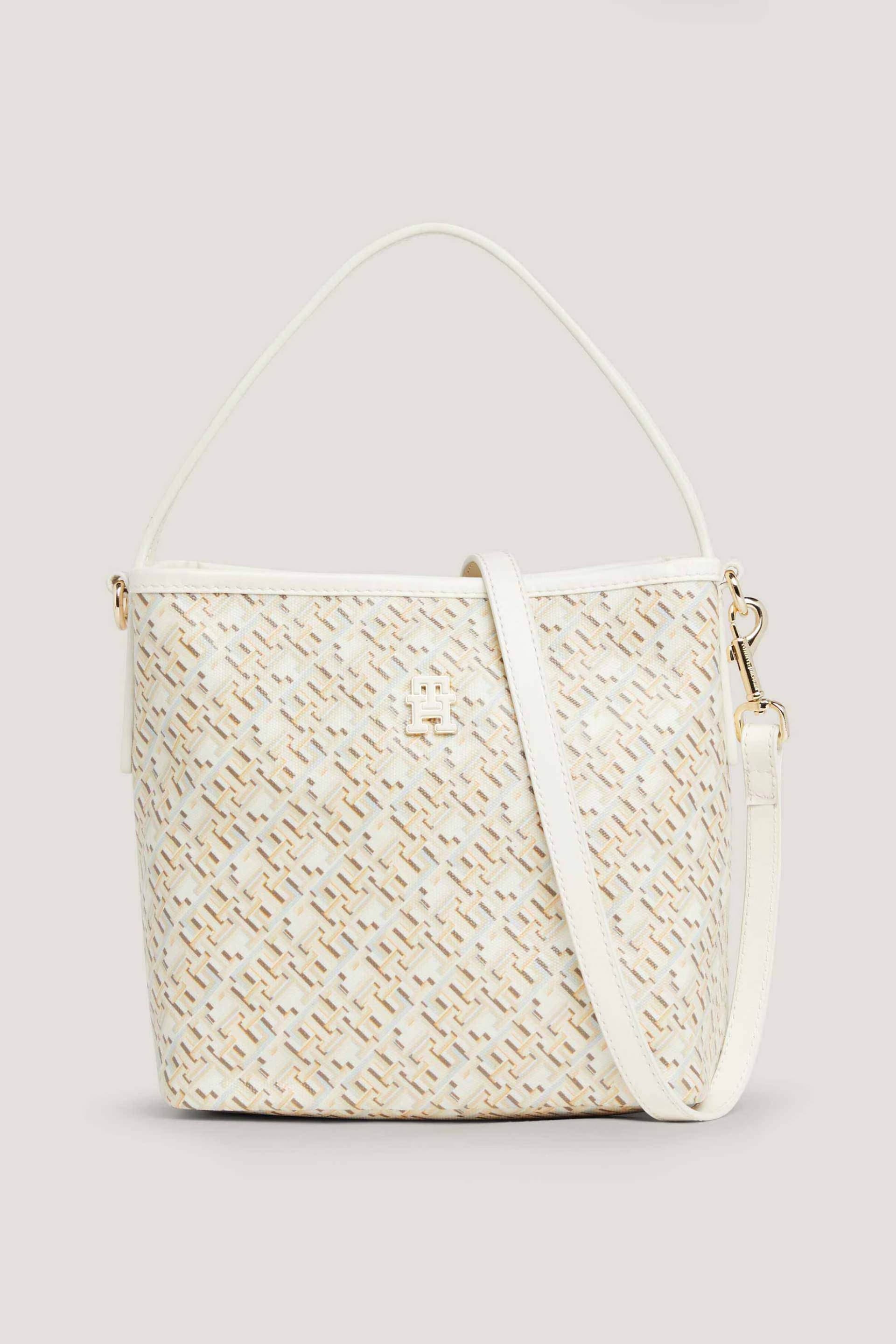 Tommy Hilfiger γυναικεία τσάντα bucket με all-over monogram motif | ONE SIZE