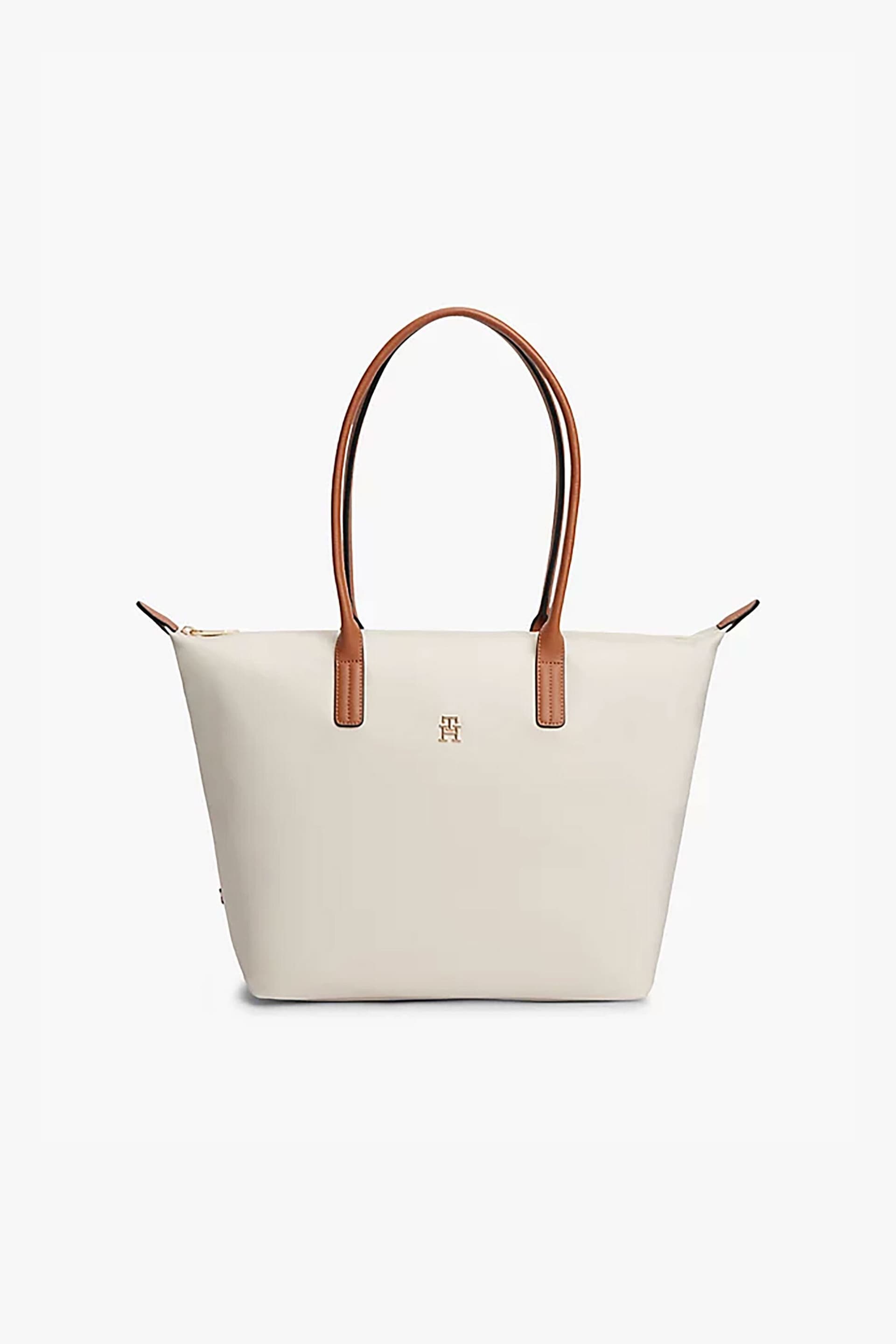 Tommy Hilfiger γυναικεία τσάντα tote με μεταλλικό μονόγραμμα "Popette"