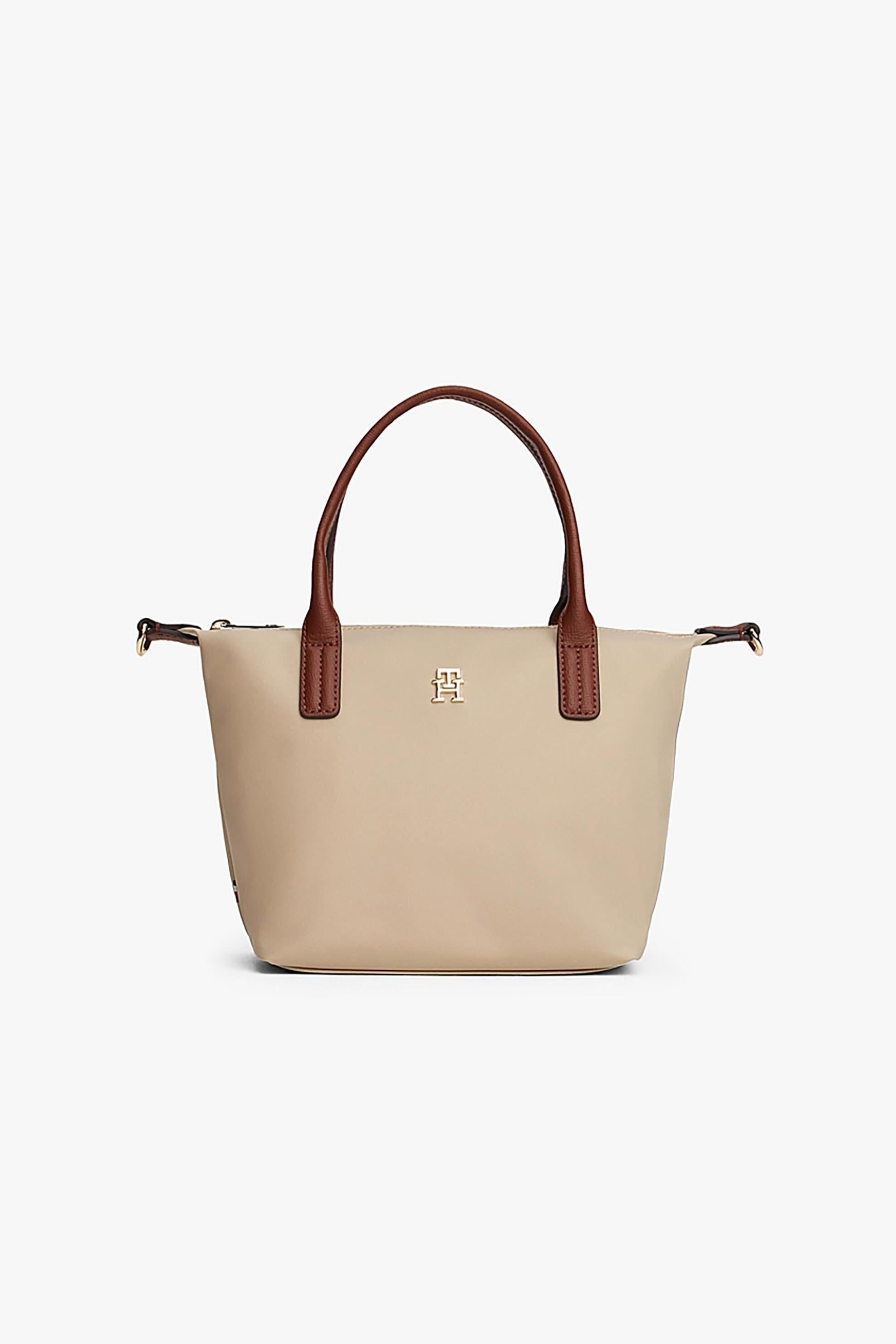 Tommy Hilfiger γυναικεία τσάντα tote με μεταλλικό μονόγραμμα "Popette"