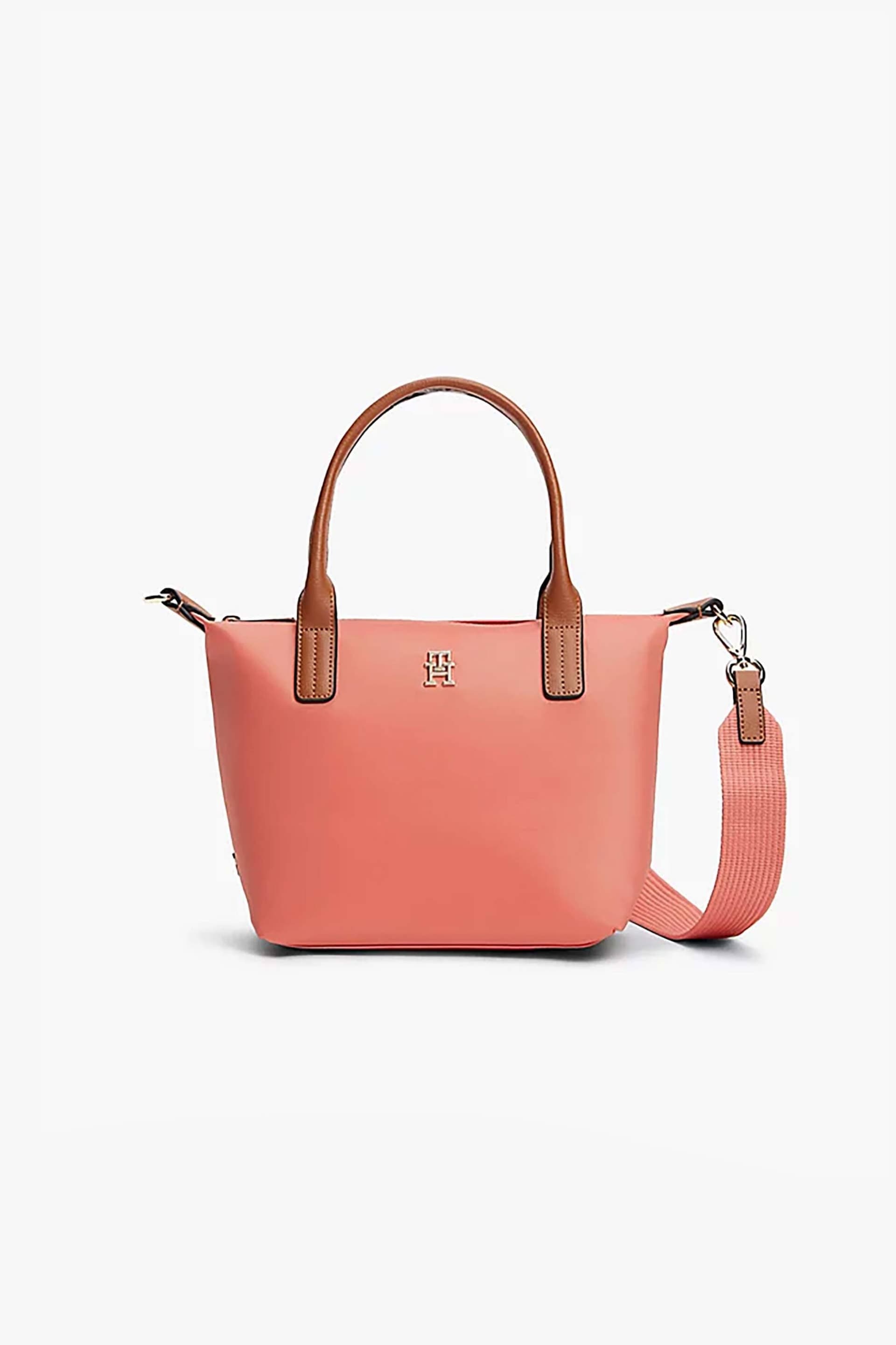 Tommy Hilfiger γυναικεία τσάντα tote με μεταλλικό μονόγραμμα "Popette"