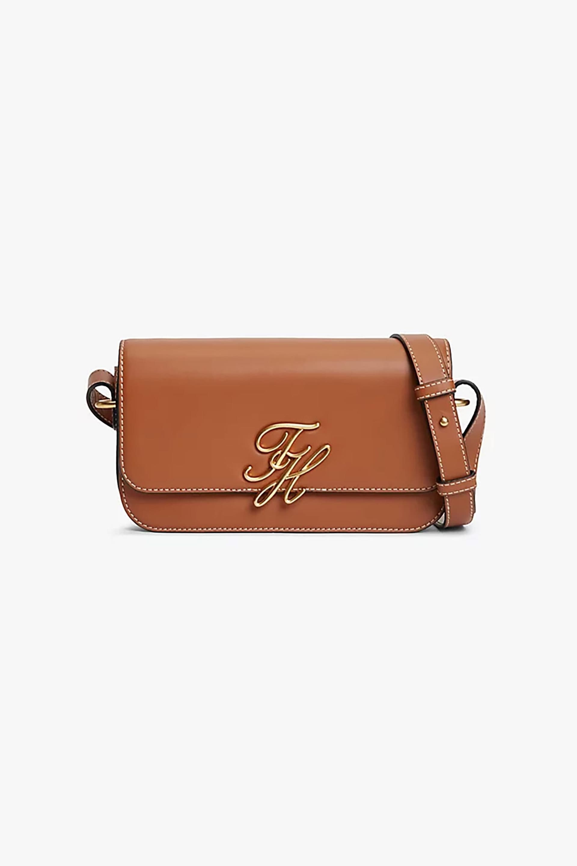 Tommy Hilfiger γυναικεία τσάντα crossbody με μεταλλικό monogram "TΗ Script "