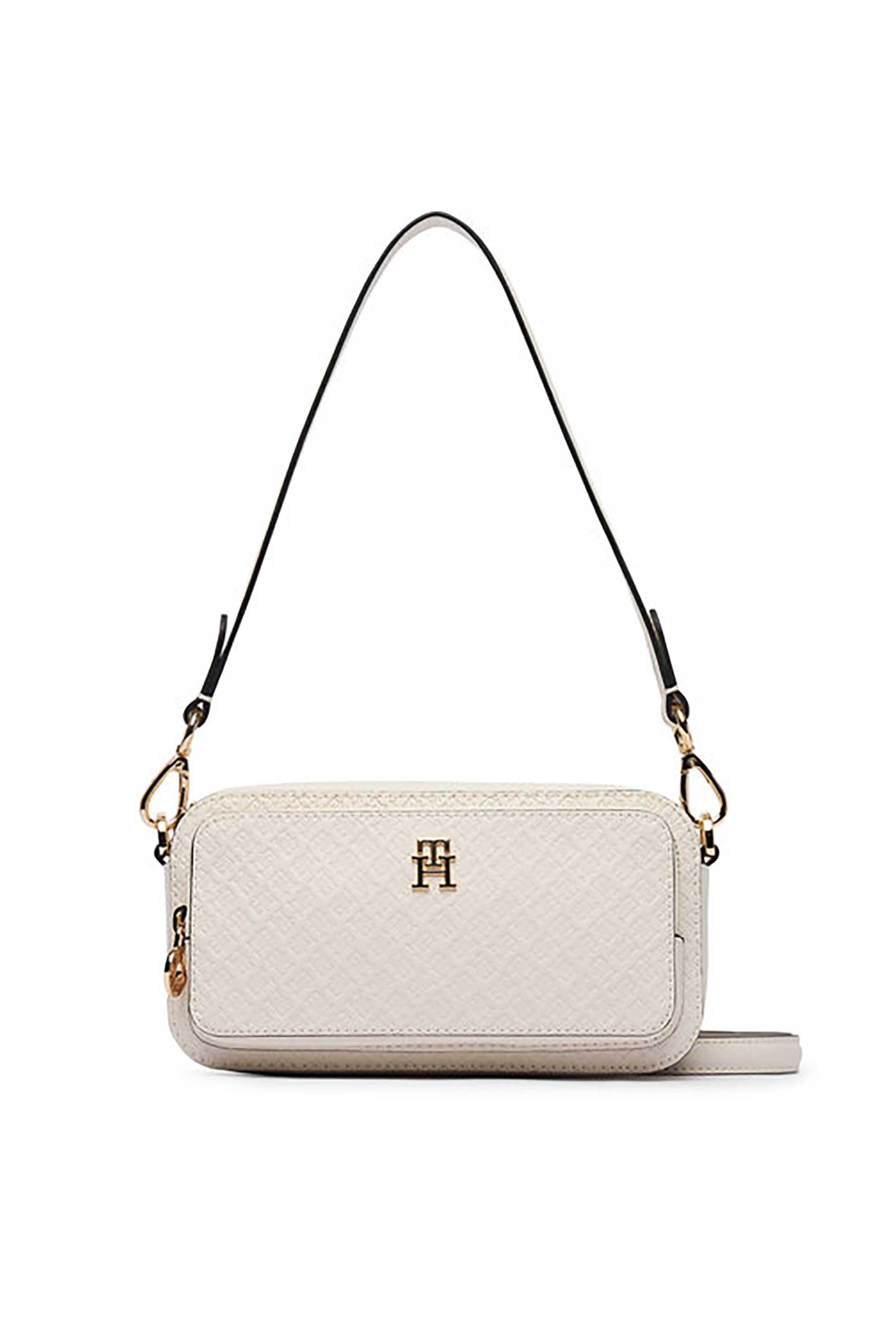 Tommy Hilfiger γυναικεία τσάντα crossbody με μεταλλικό monogram "TH Daily Camera Bag"