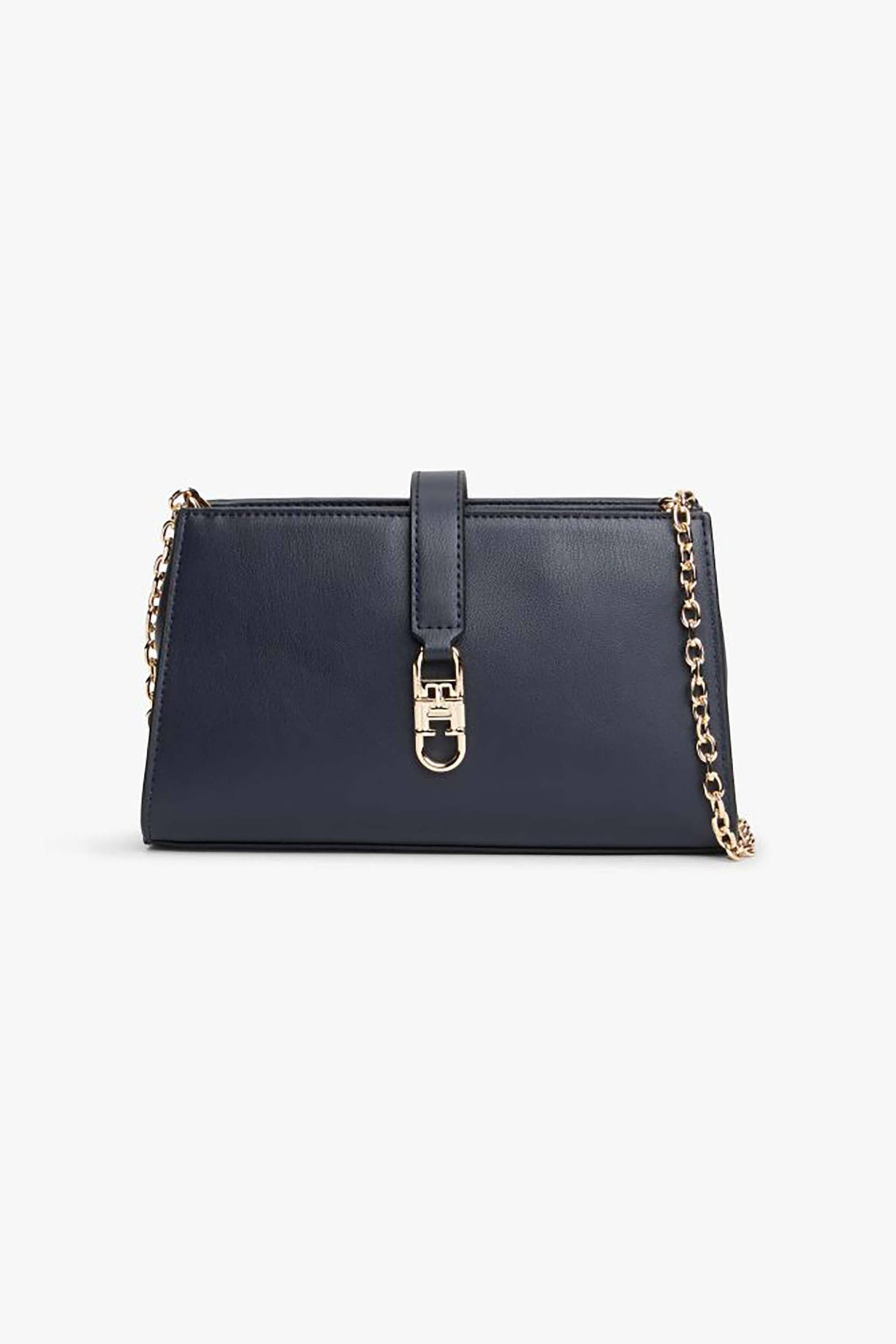 Tommy Hilfiger γυναικεία τσάντα ώμου με μεταλλικό λογότυπο "TH Libre"
