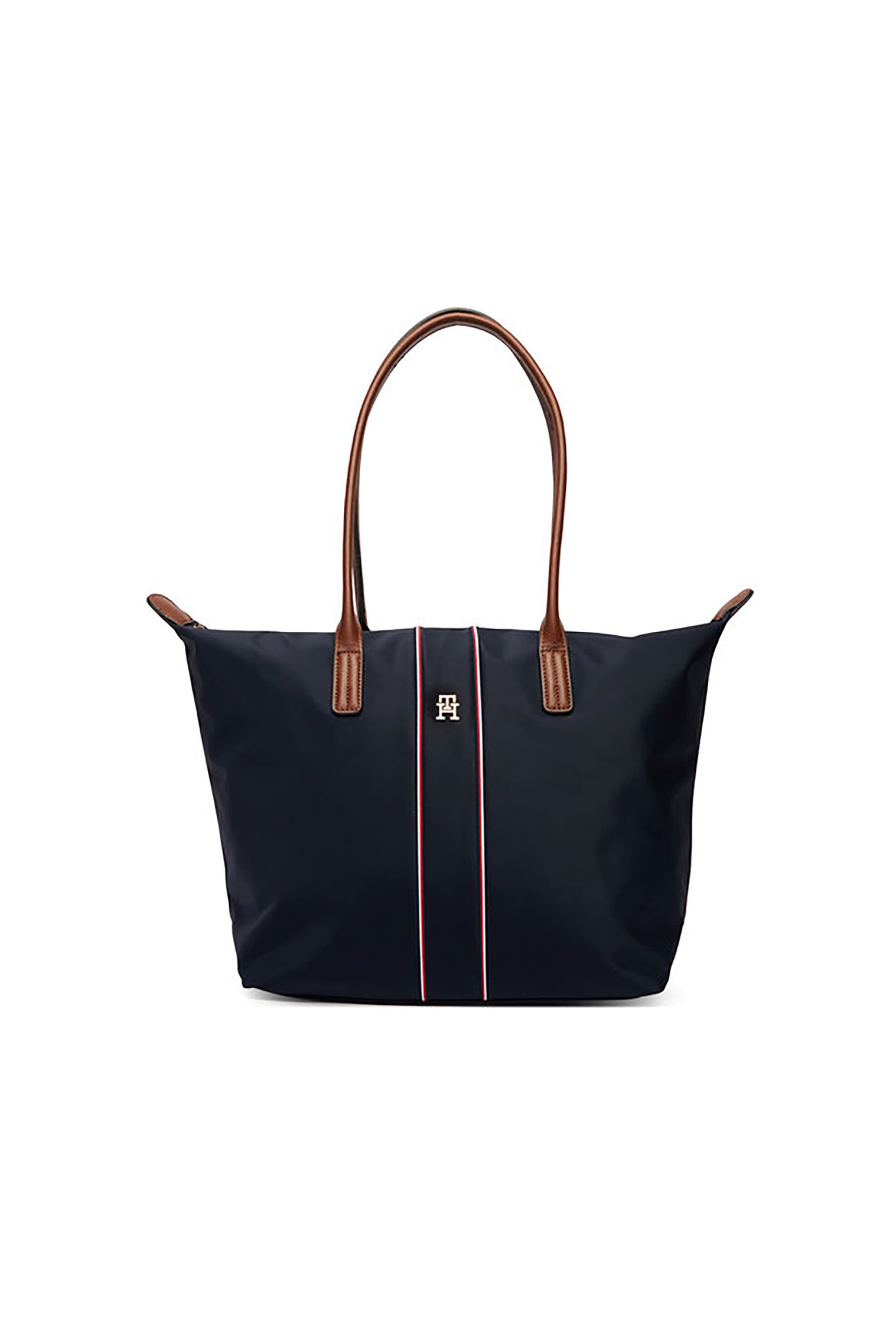 Tommy Hilfiger γυναικεία τσάντα tote με μεταλλικό monogram "Popette" | ONE SIZE