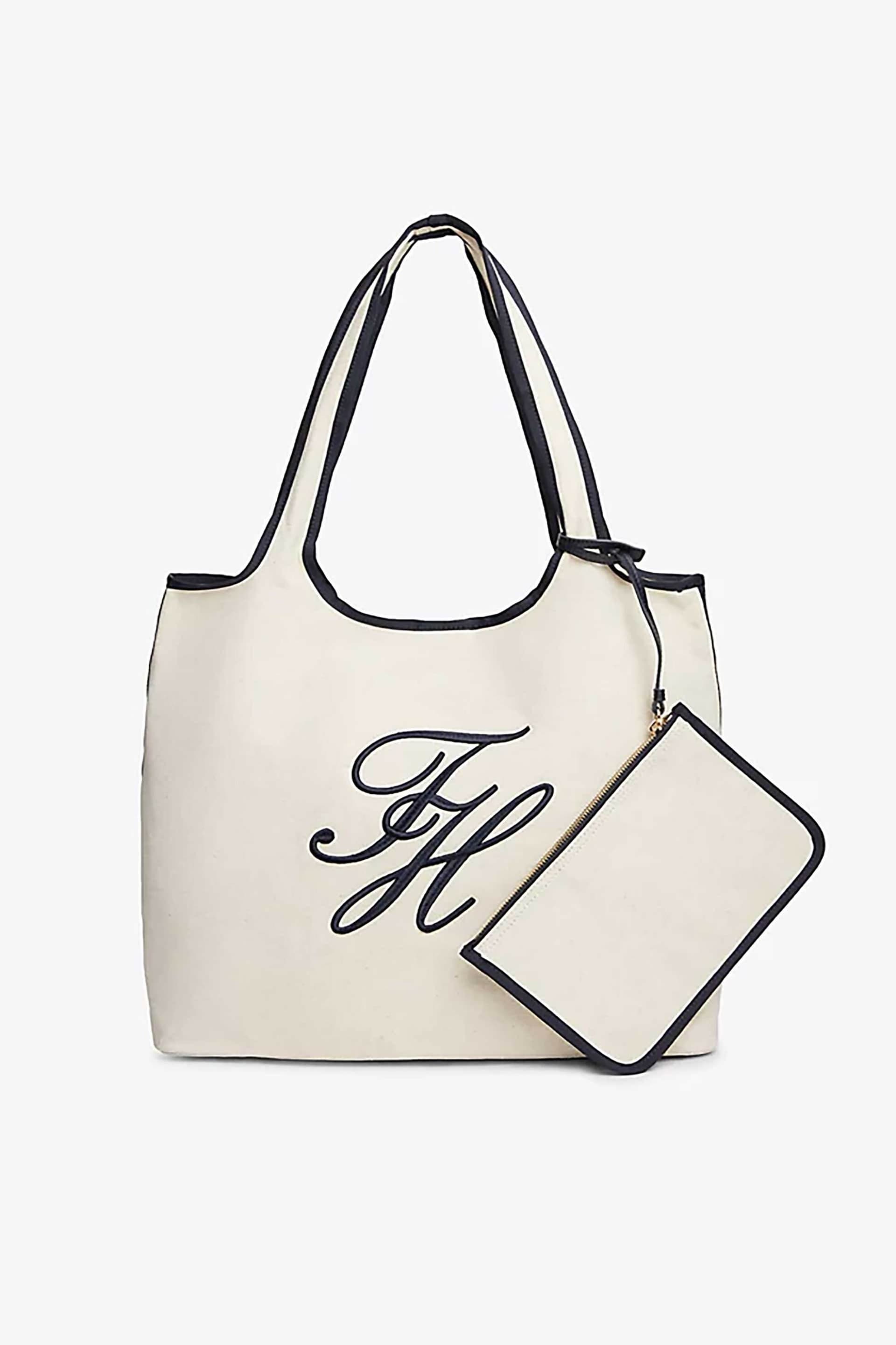 Tommy Hilfiger γυναικεία τσάντα tote/παραλίας με ανάγλυφο monogram "TH Summer"