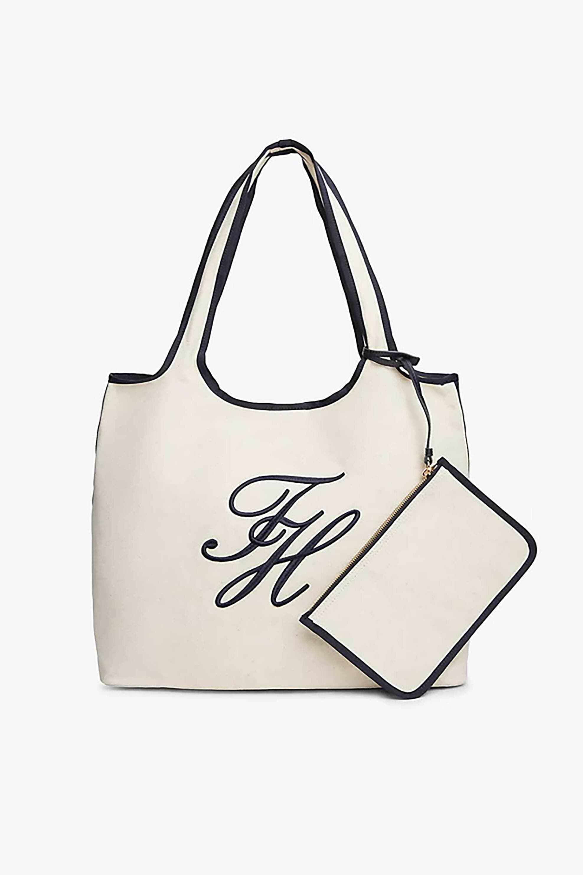 Tommy Hilfiger γυναικεία τσάντα tote/παραλίας με ανάγλυφο monogram "TH Summer"