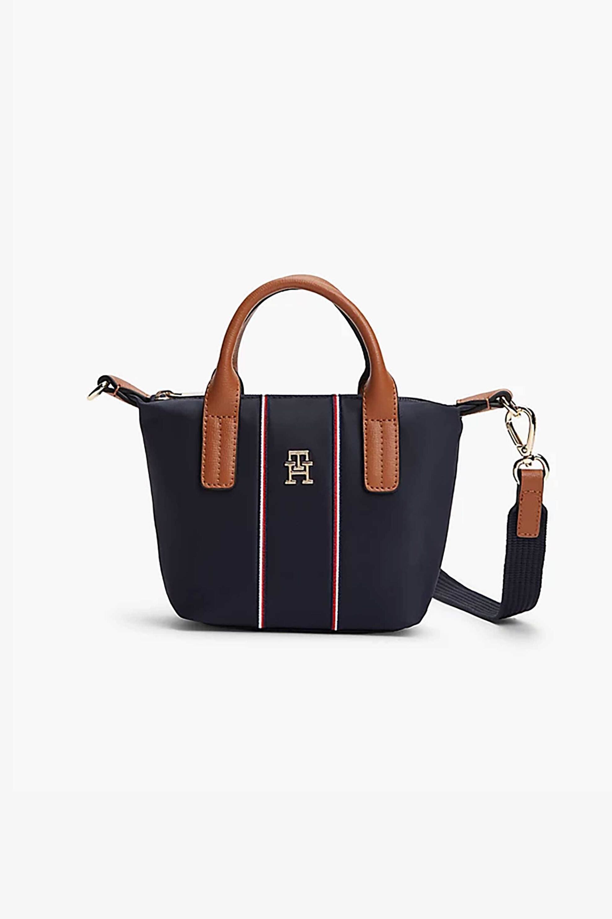 Tommy Hilfiger γυναικεία τσάντα crossbody/χειρός με μεταλλικό monogram "Popette" | ONE SIZE