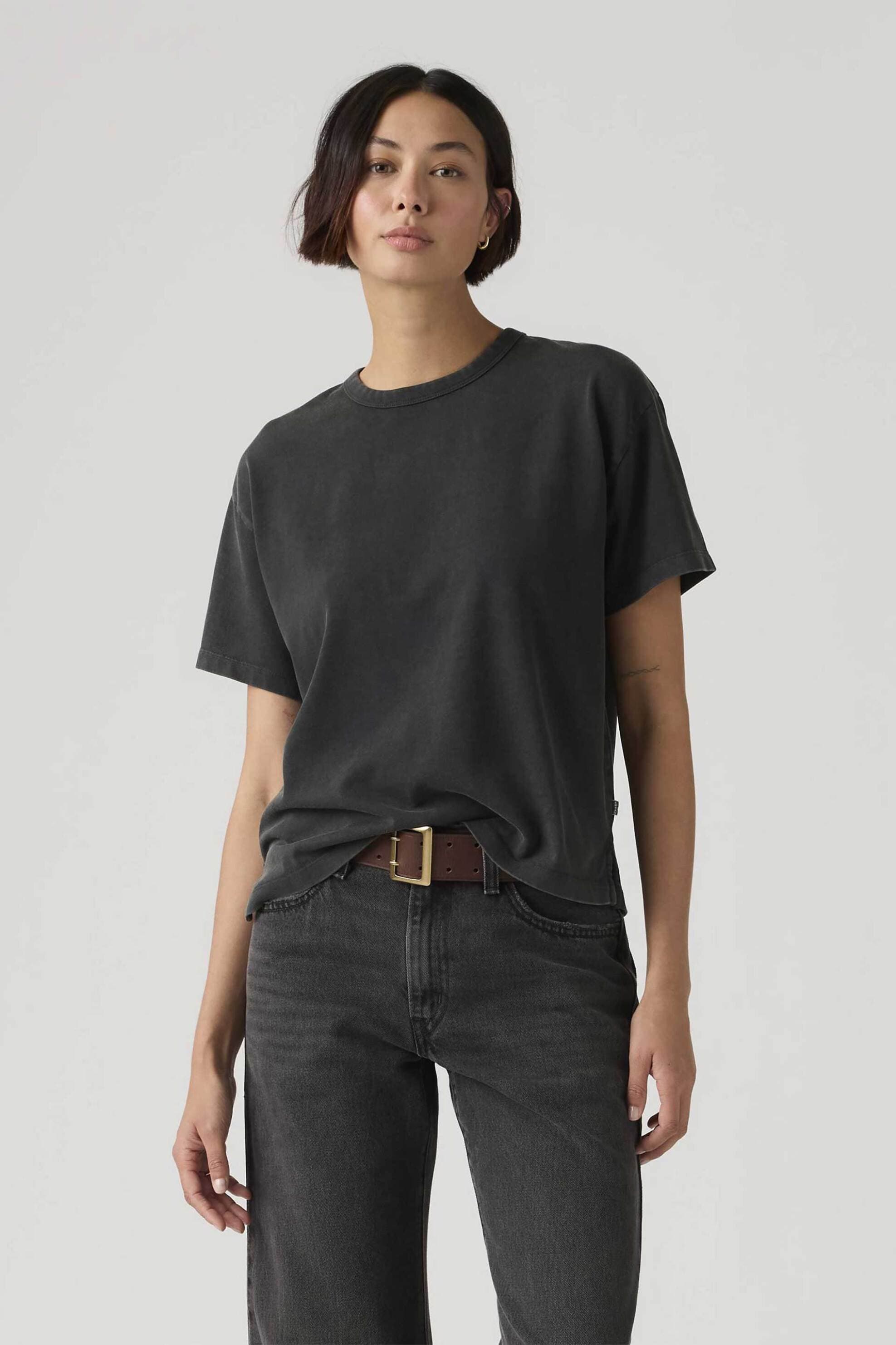 Levi's® γυναικείο T-shirt μονόχρωμο Relaxed Fit "Vintage"