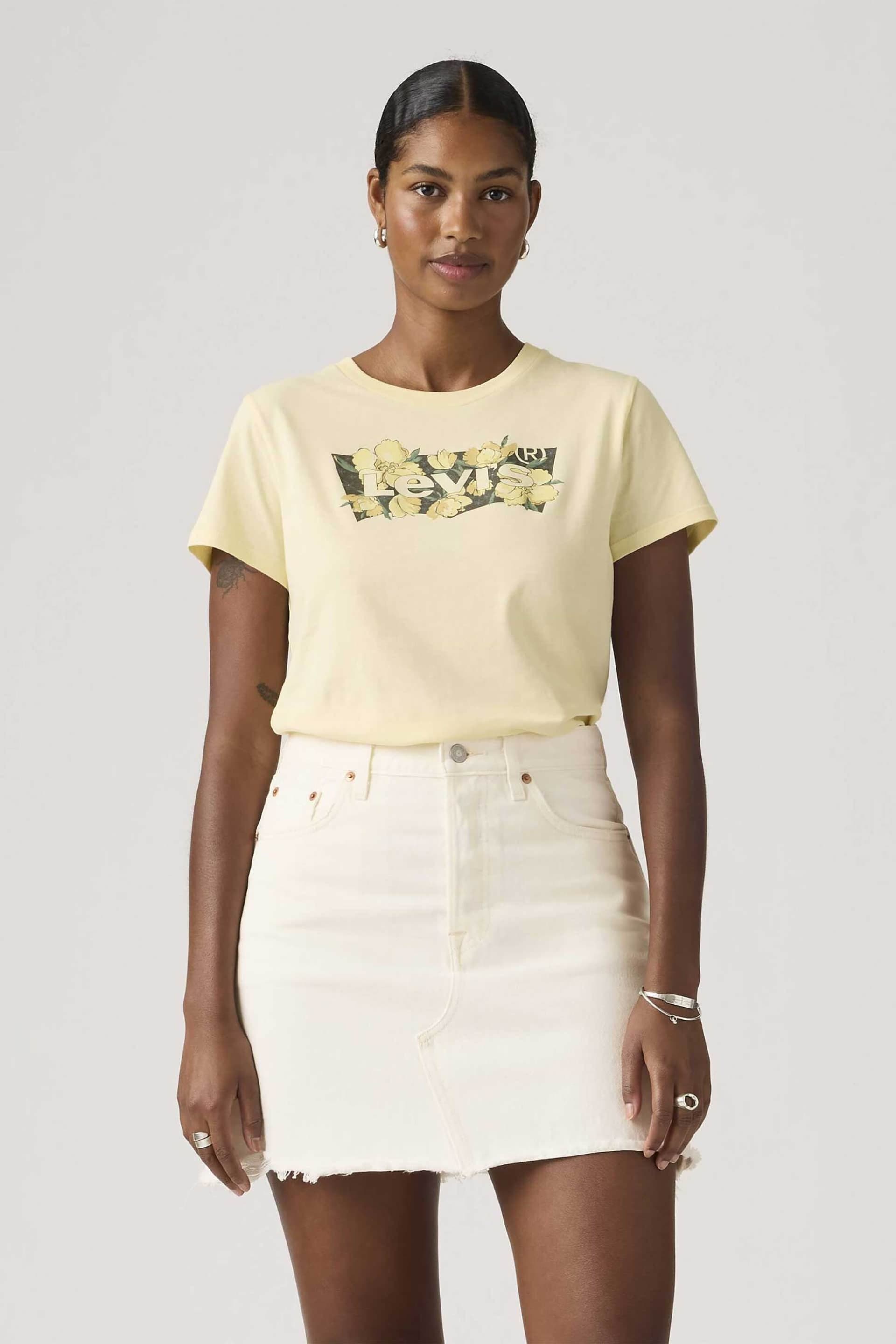 Levi's® γυναικείο T-shirt με λογότυπο Standard Fit "Graphic Perfect"