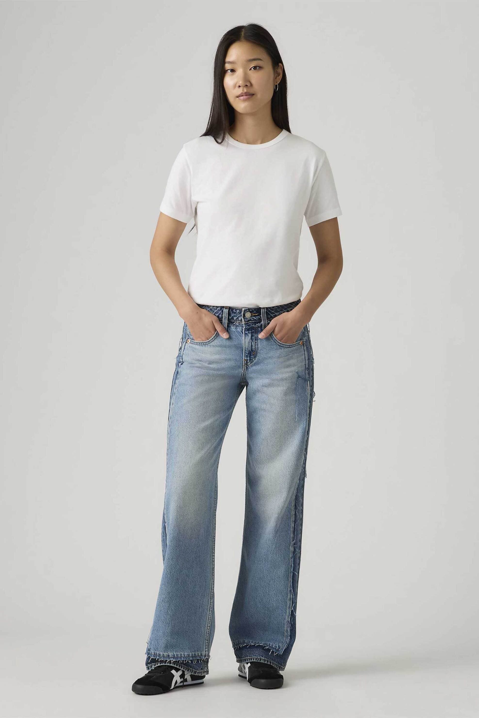 Levi's® γυναικείο τζιν παντελόνι πεντάτσεπο Loose Fit "Deconstructed"