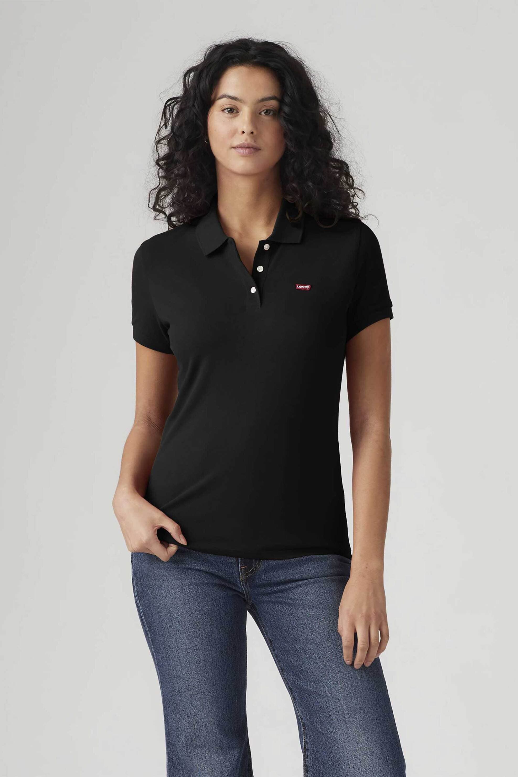 Levi's® γυναικεία μπλούζα πόλο πικέ με λογότυπο Slim Fit