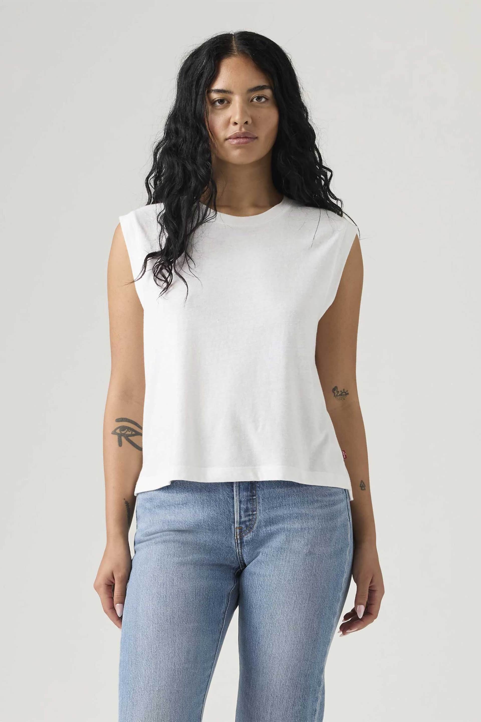 Levi's® γυναικεία αμάνικη μπλούζα Relaxed Fit "Boxy Tank"