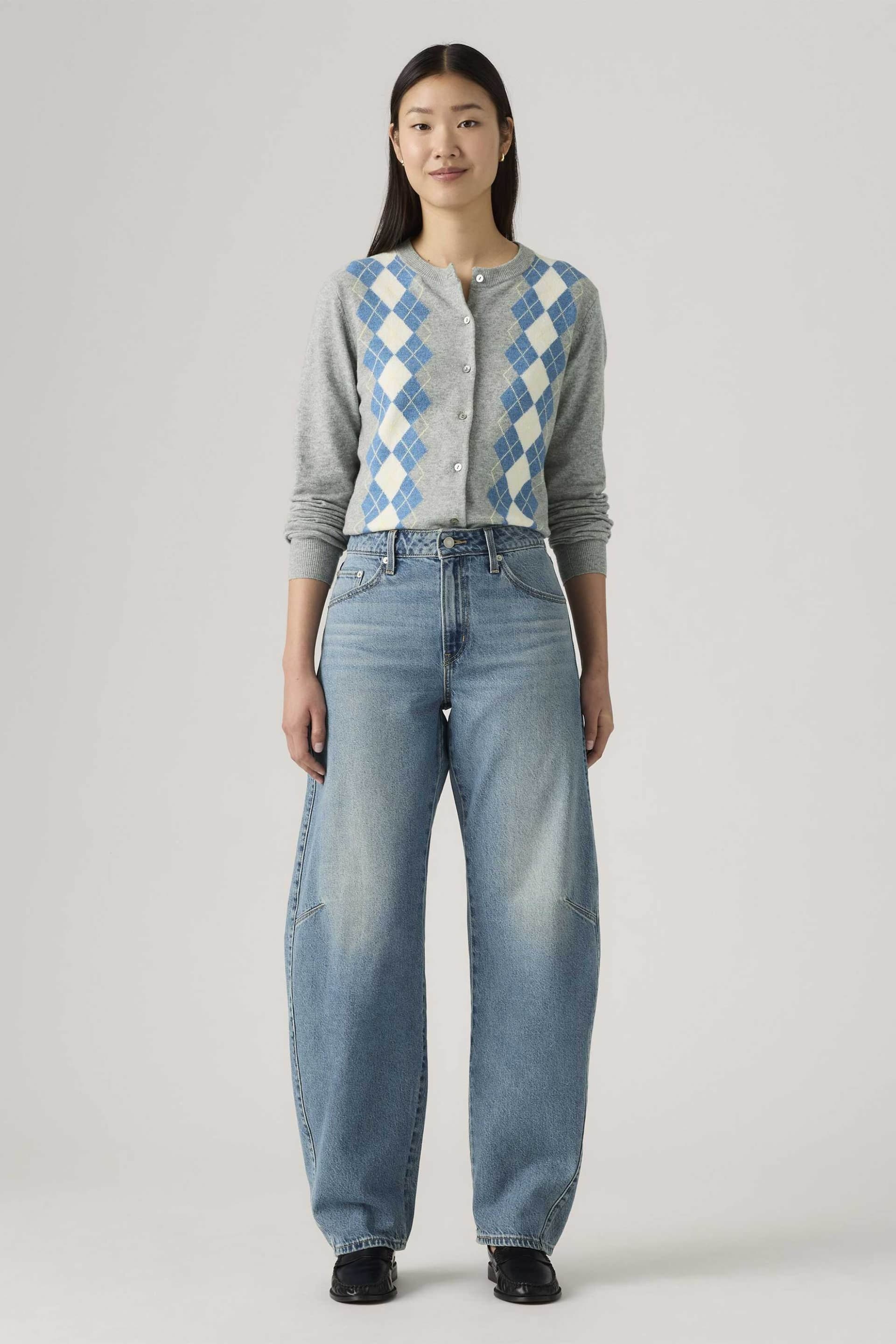 Levi's® γυναικείο τζιν παντελόνι πεντάτσεπο Baggy Barrel Fit "Dad"