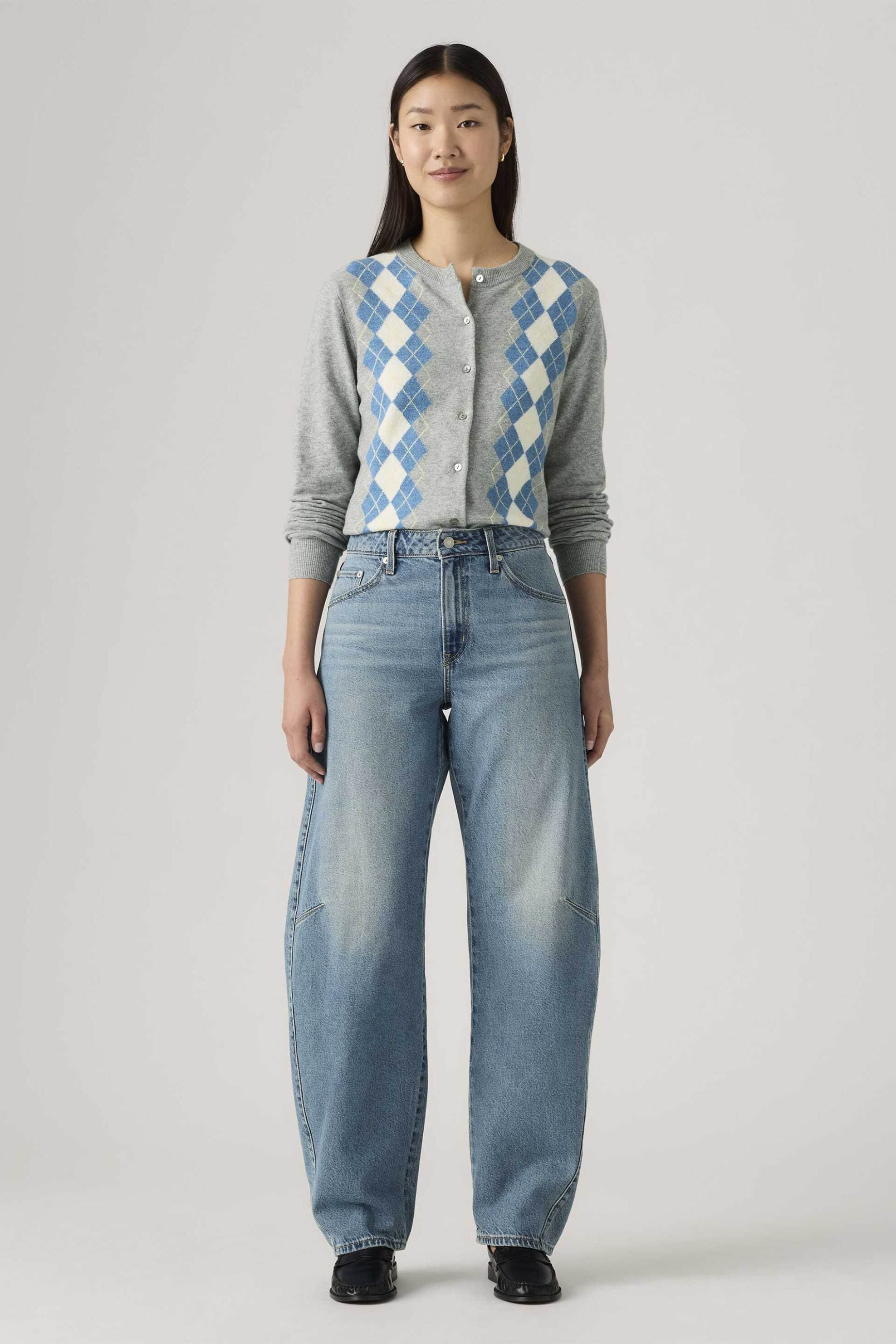 Levi's® γυναικείο τζιν παντελόνι πεντάτσεπο Baggy Barrel Fit "Dad"