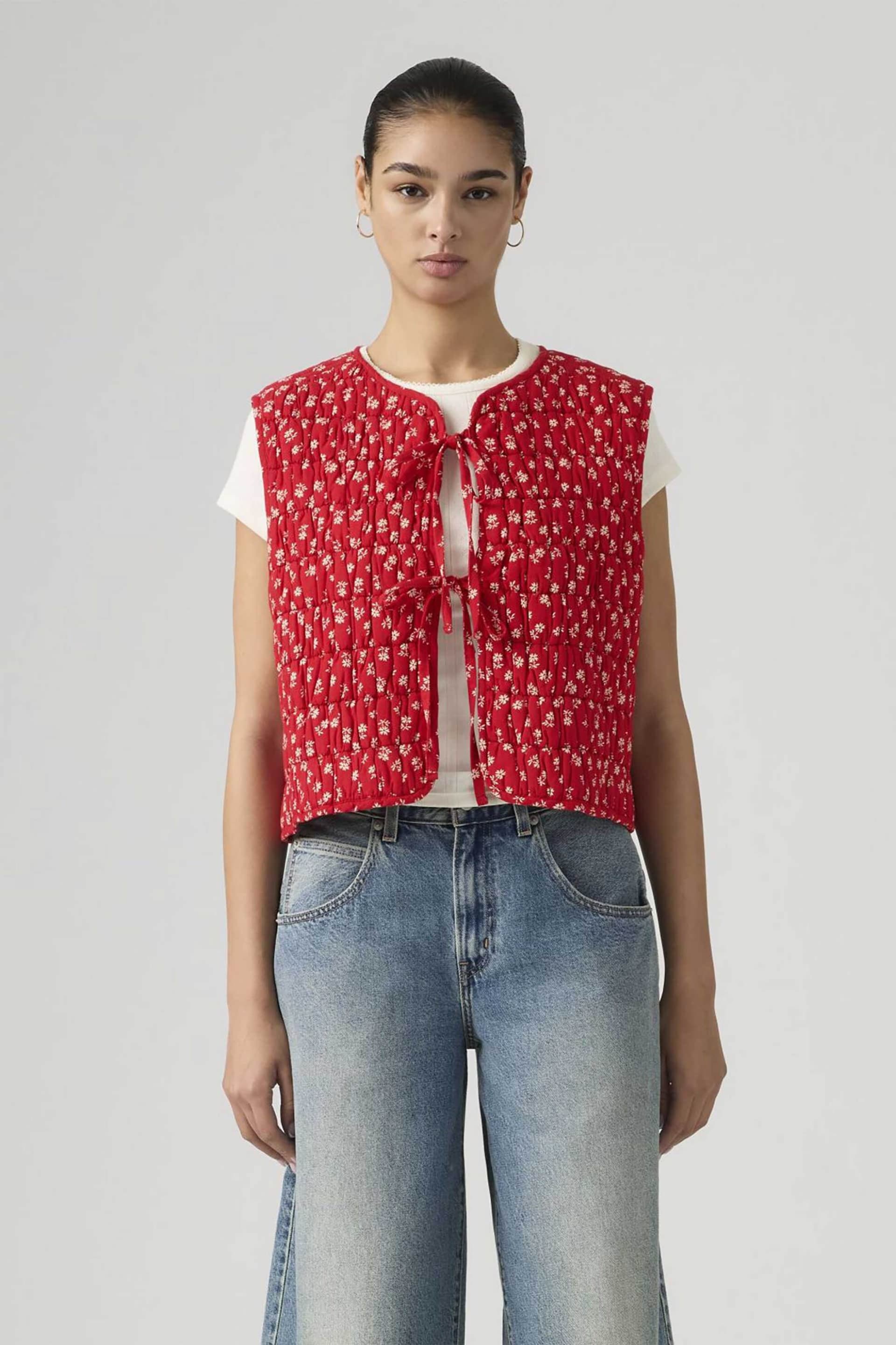 Levi's® γυναικείο γιλέκο με all-over print Standard Fit "Rue Liner"