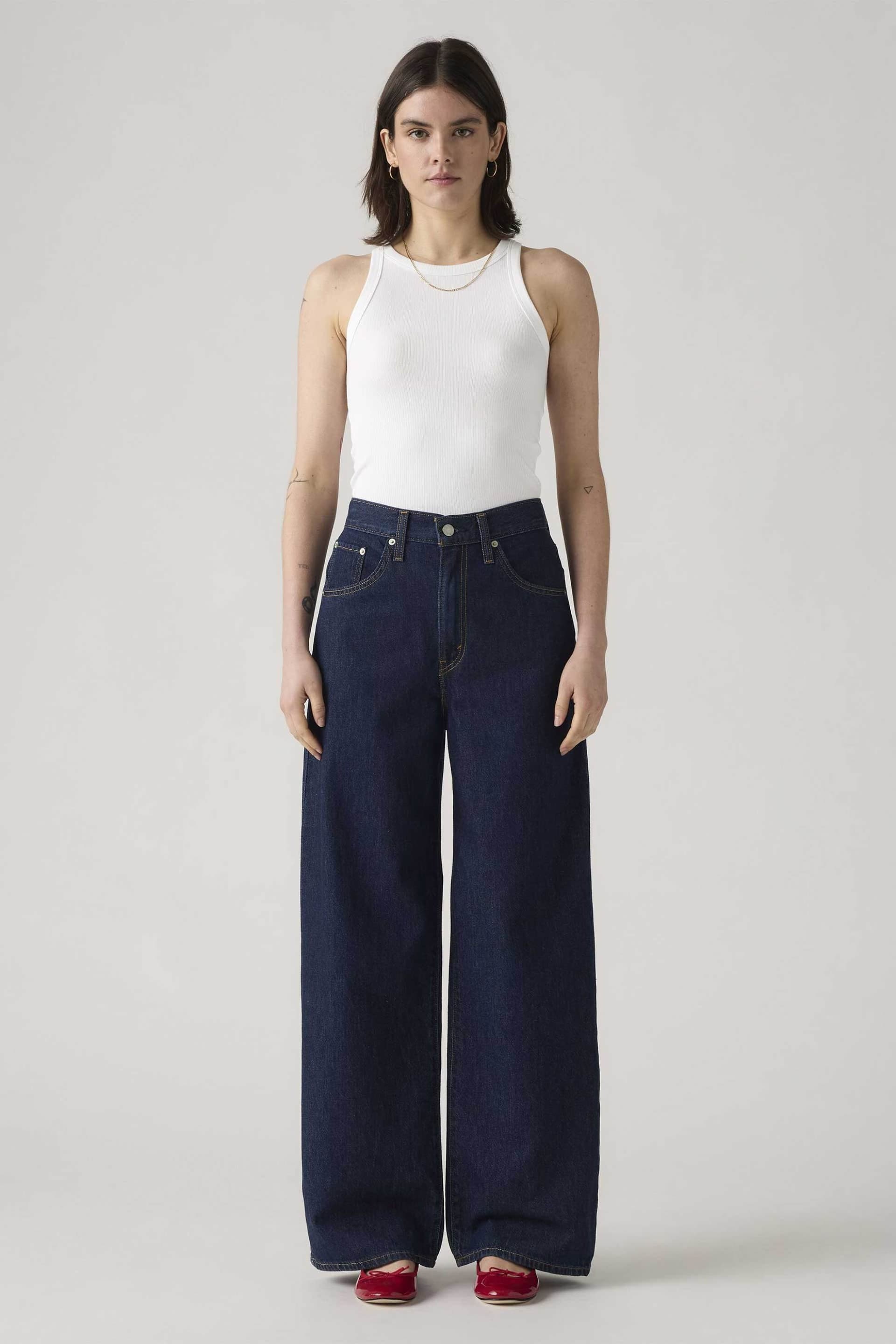 Levi's® γυναικείο τζιν παντελόνι ψηλόμεσο πεντάτσεπο Baggy Fit "Cinch"