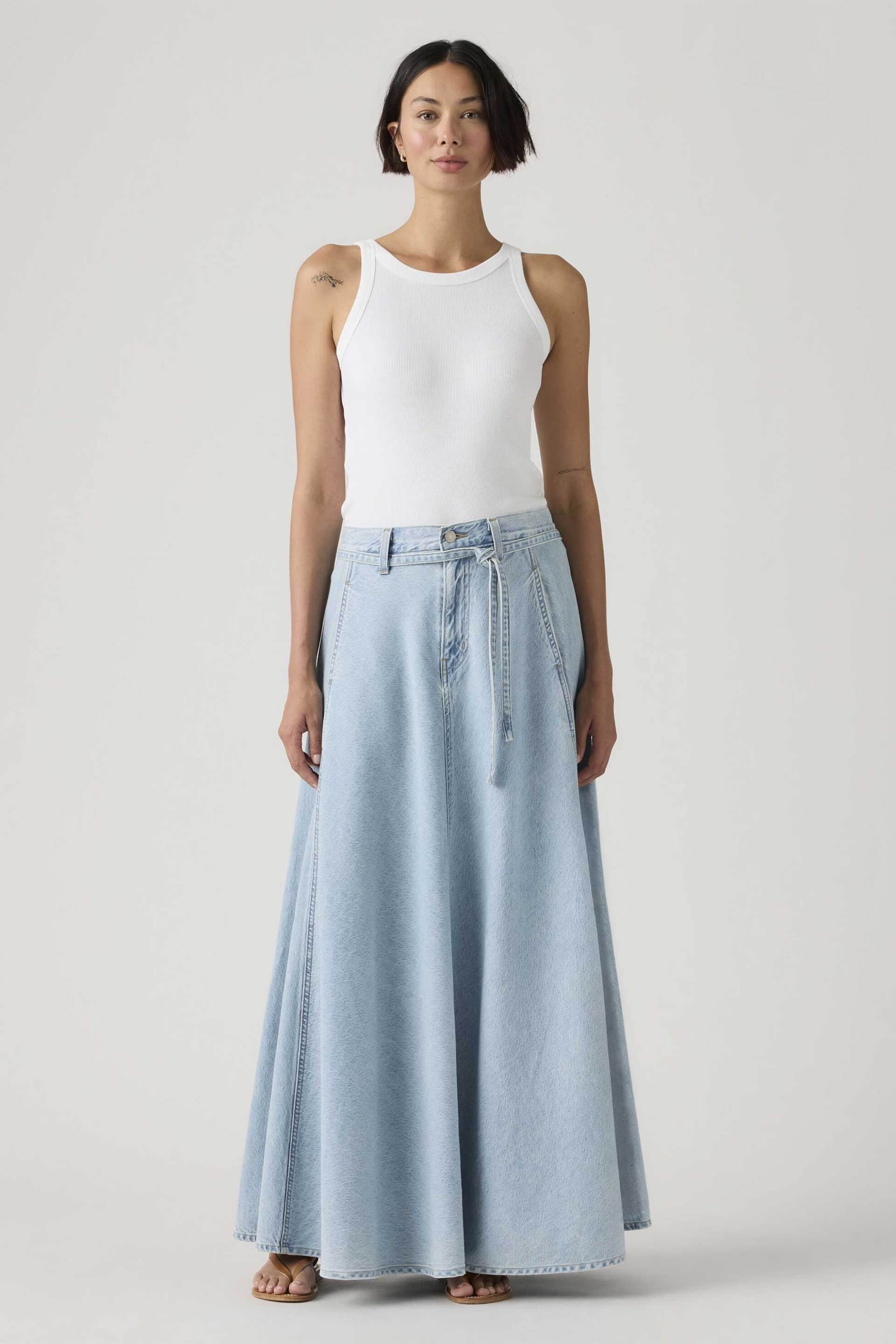 Levi's® γυναικεία maxi φούστα denim ψηλόμεση Relaxed Fit
