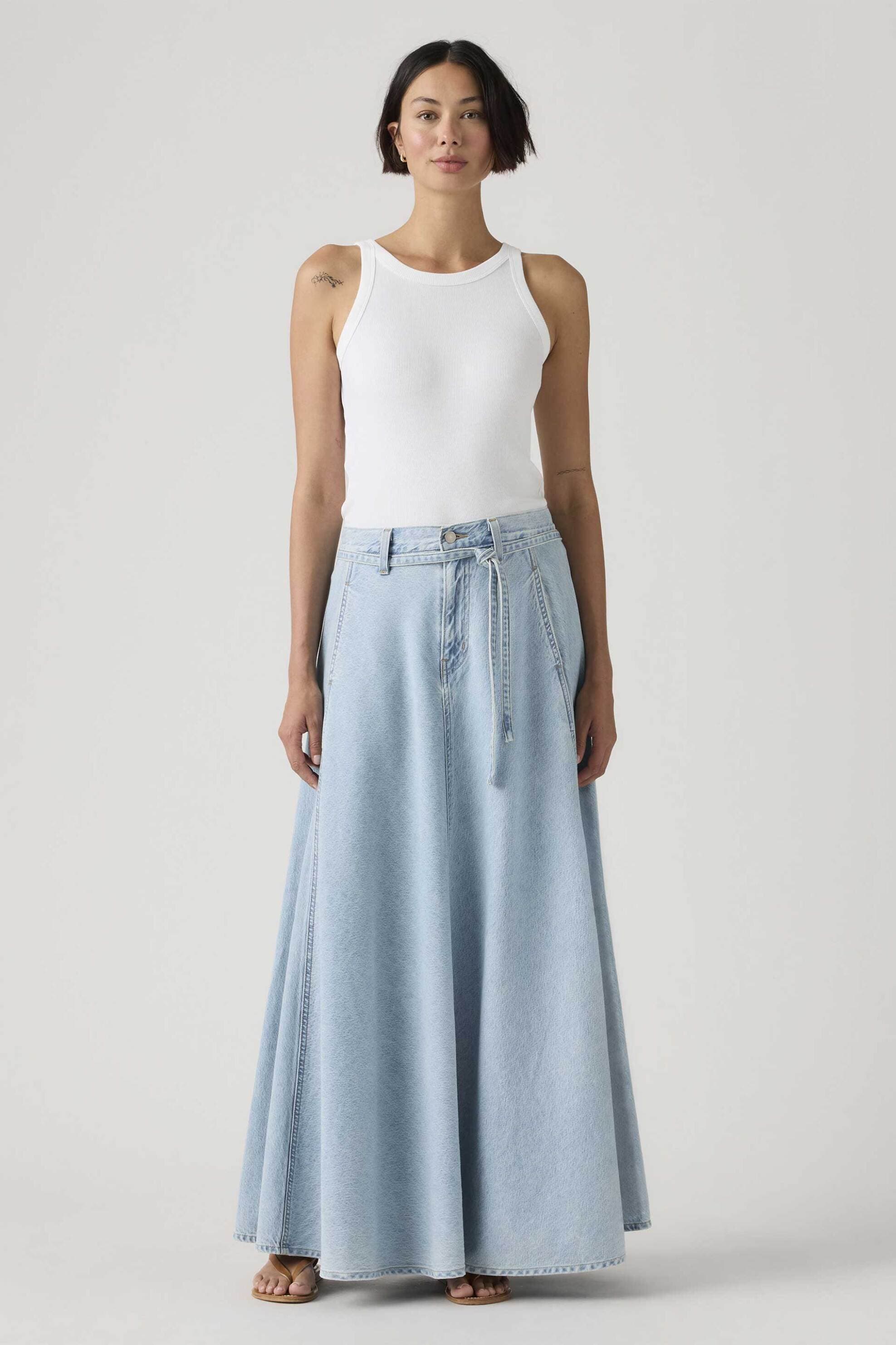 Levi's® γυναικεία maxi φούστα denim ψηλόμεση Relaxed Fit