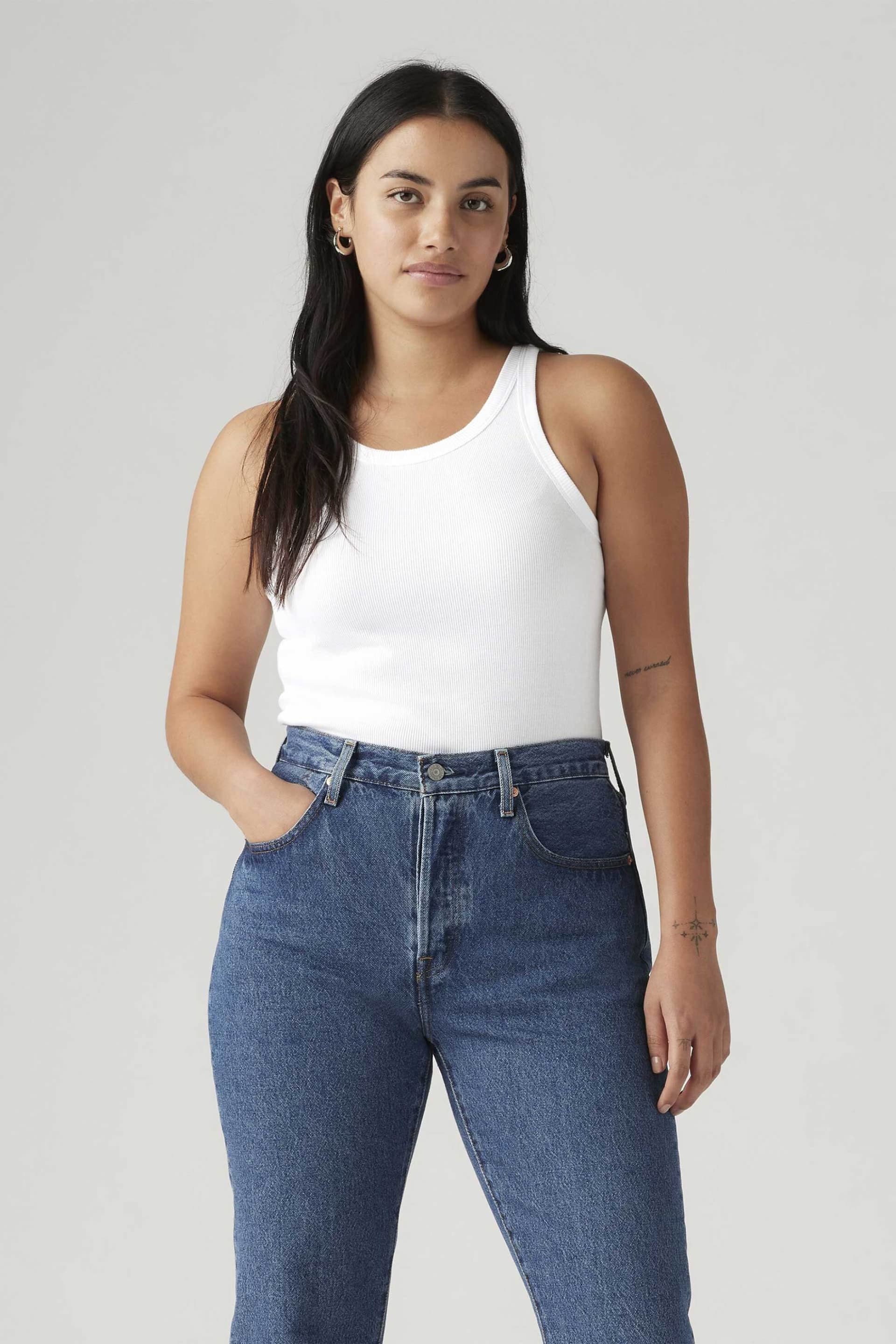 Levi's® γυναικείο αμάνικο τοπ ribbed Slim Fit "Pride Racer"