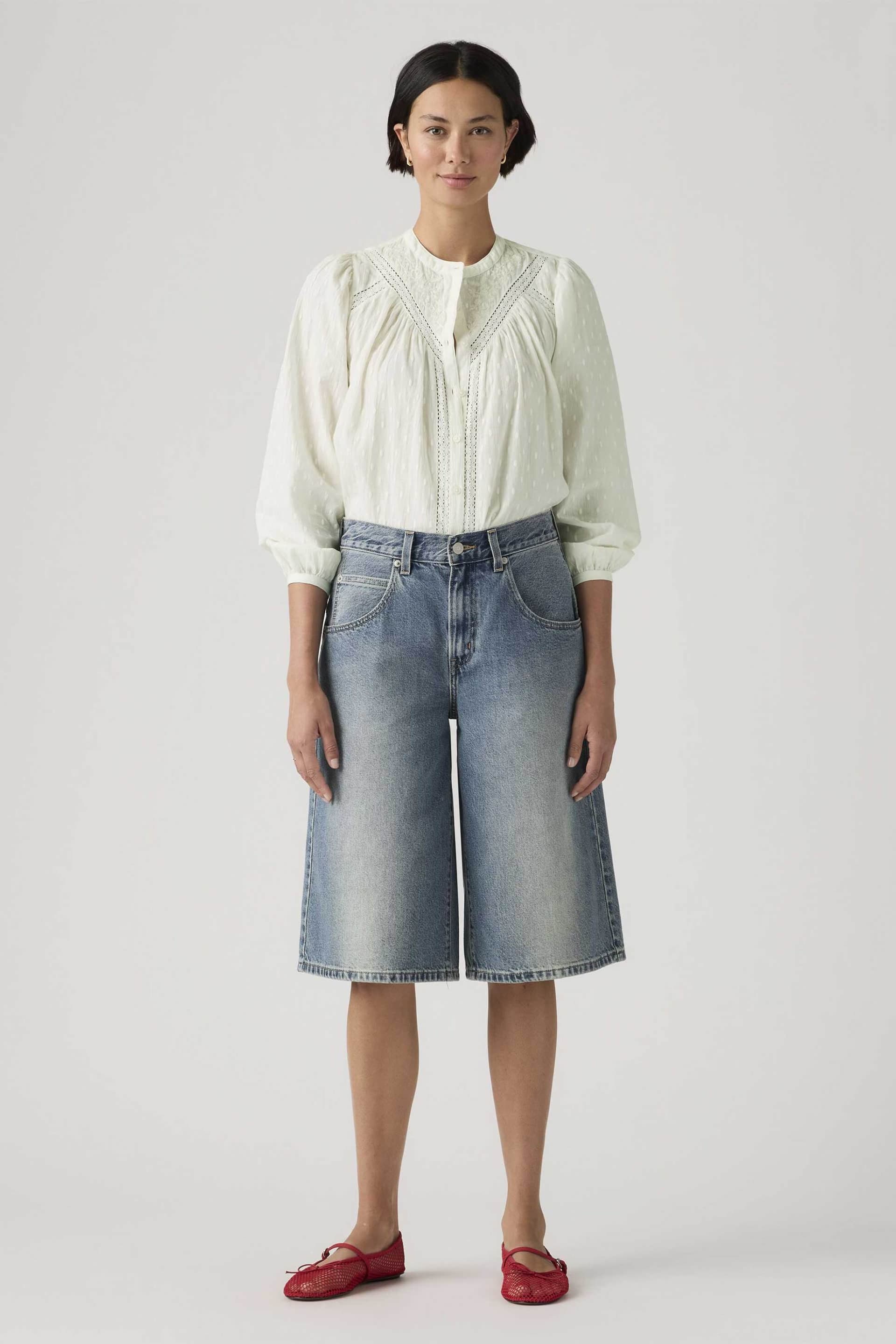 Levi's® γυναικεία denim βερμούδα πεντάτσεπη Super Baggy Fit