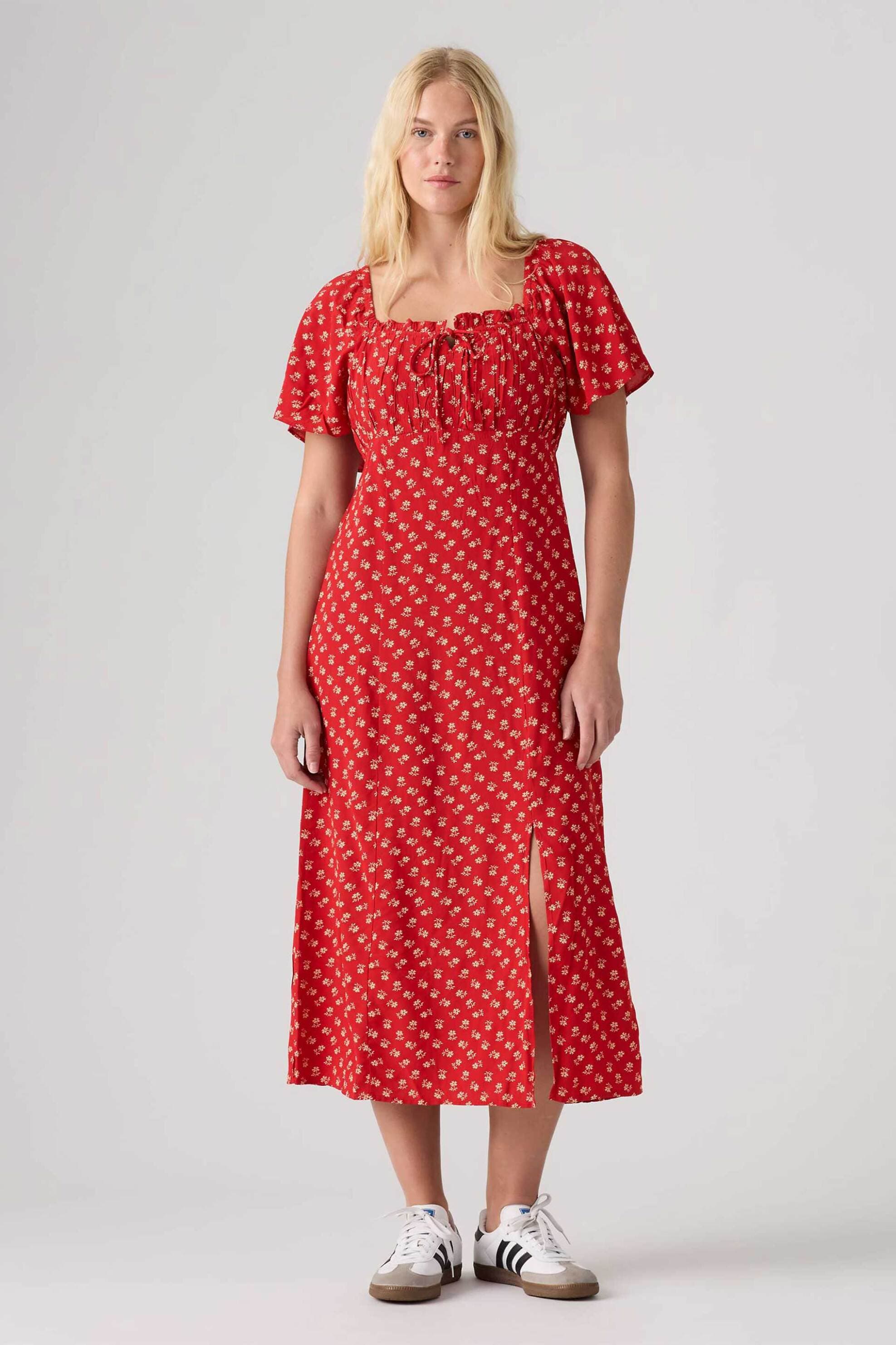 Levi's® γυναικείο midi φόρεμα με all-over print Slim Fit "Amara Column"