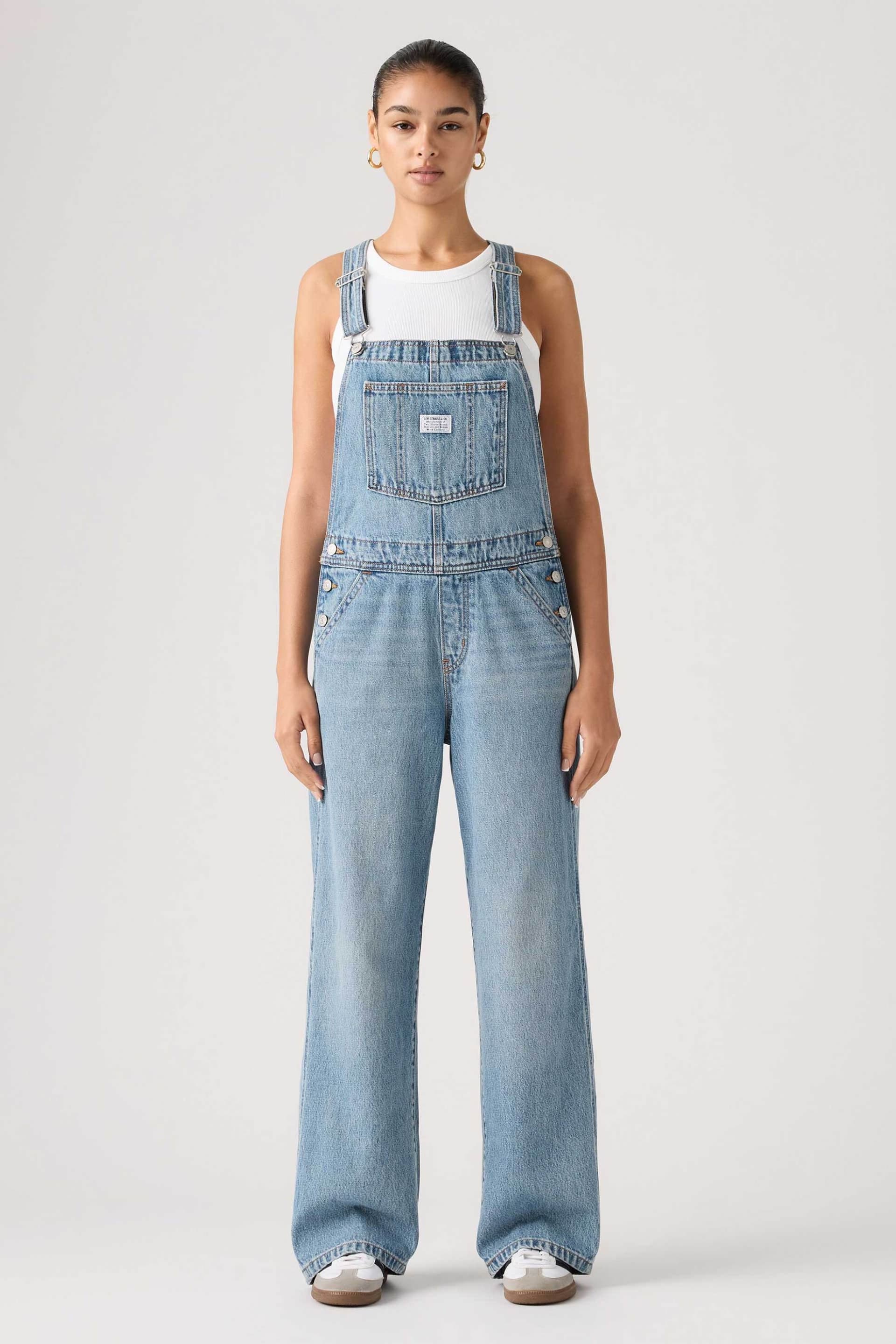 Levi's® γυναικεία denim ολόσωμη φόρμα πεντάτσεπη Baggy Fit "Overall"