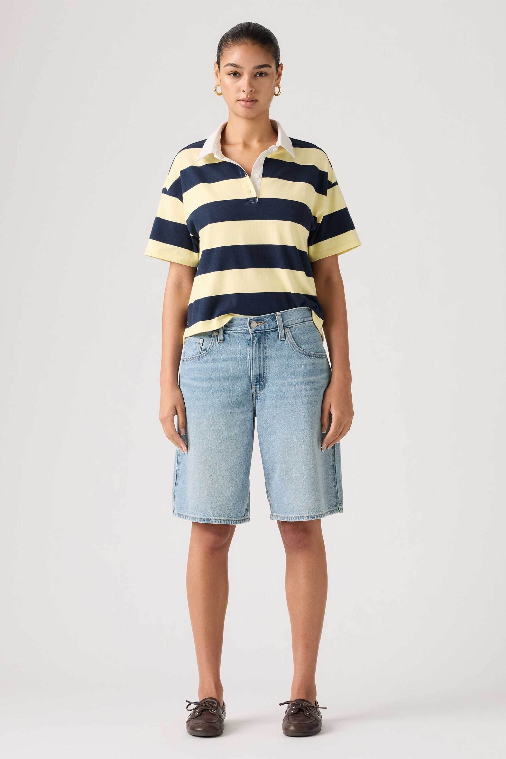 Levi's® γυναικεία denim βερμούδα πεντάτσεπη Baggy Fit "Dad"