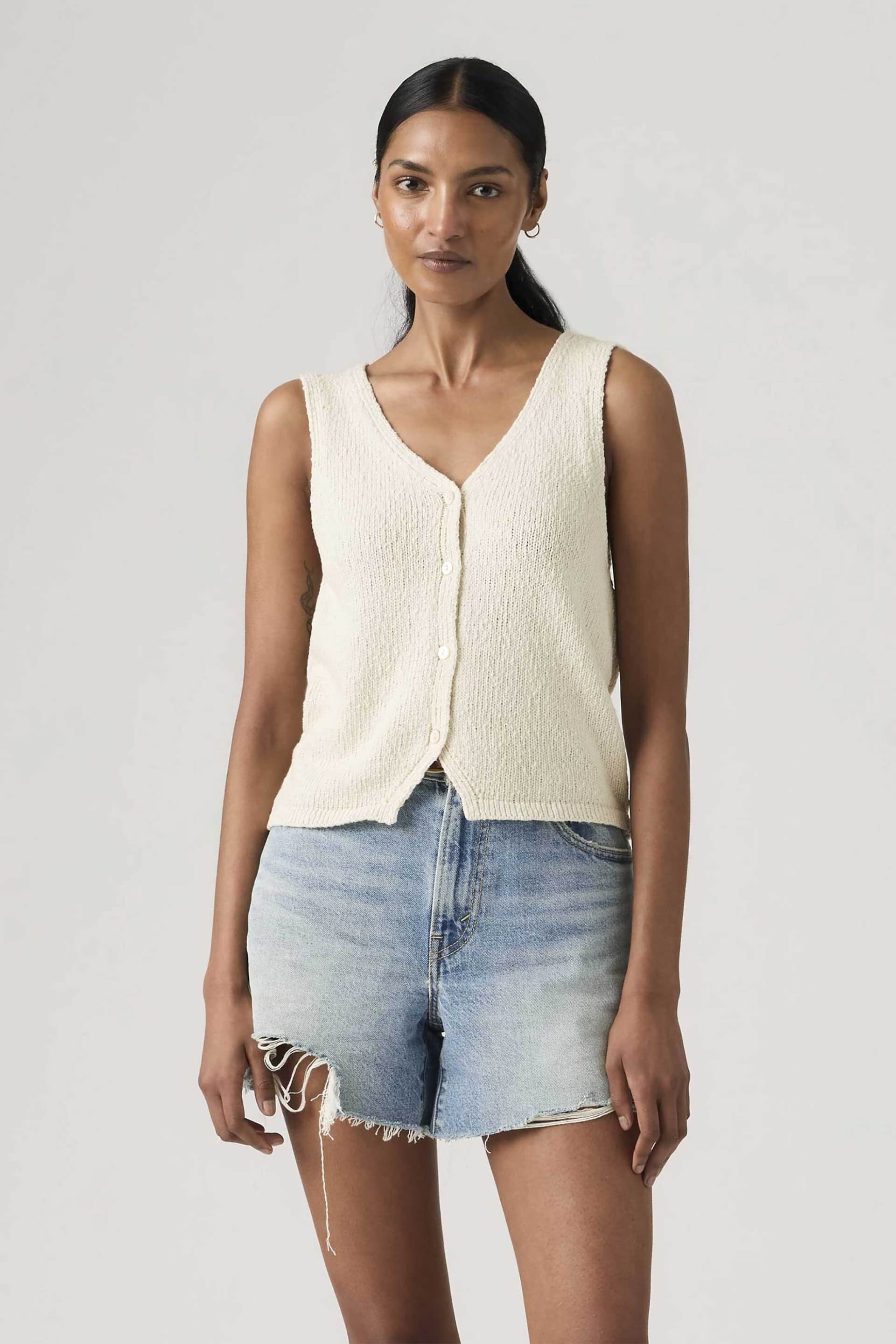 Levi's® γυναικείο γιλέκο μπουκλέ Standard Fit "Helen Mini"