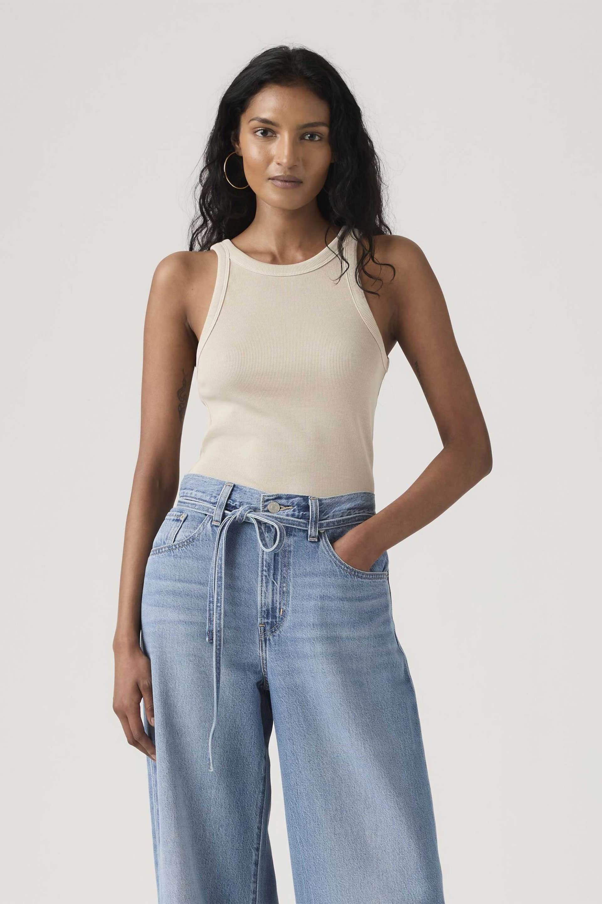 Levi's® γυναικείο αμάνικο τοπ ribbed Slim Fit "Pride Racer"