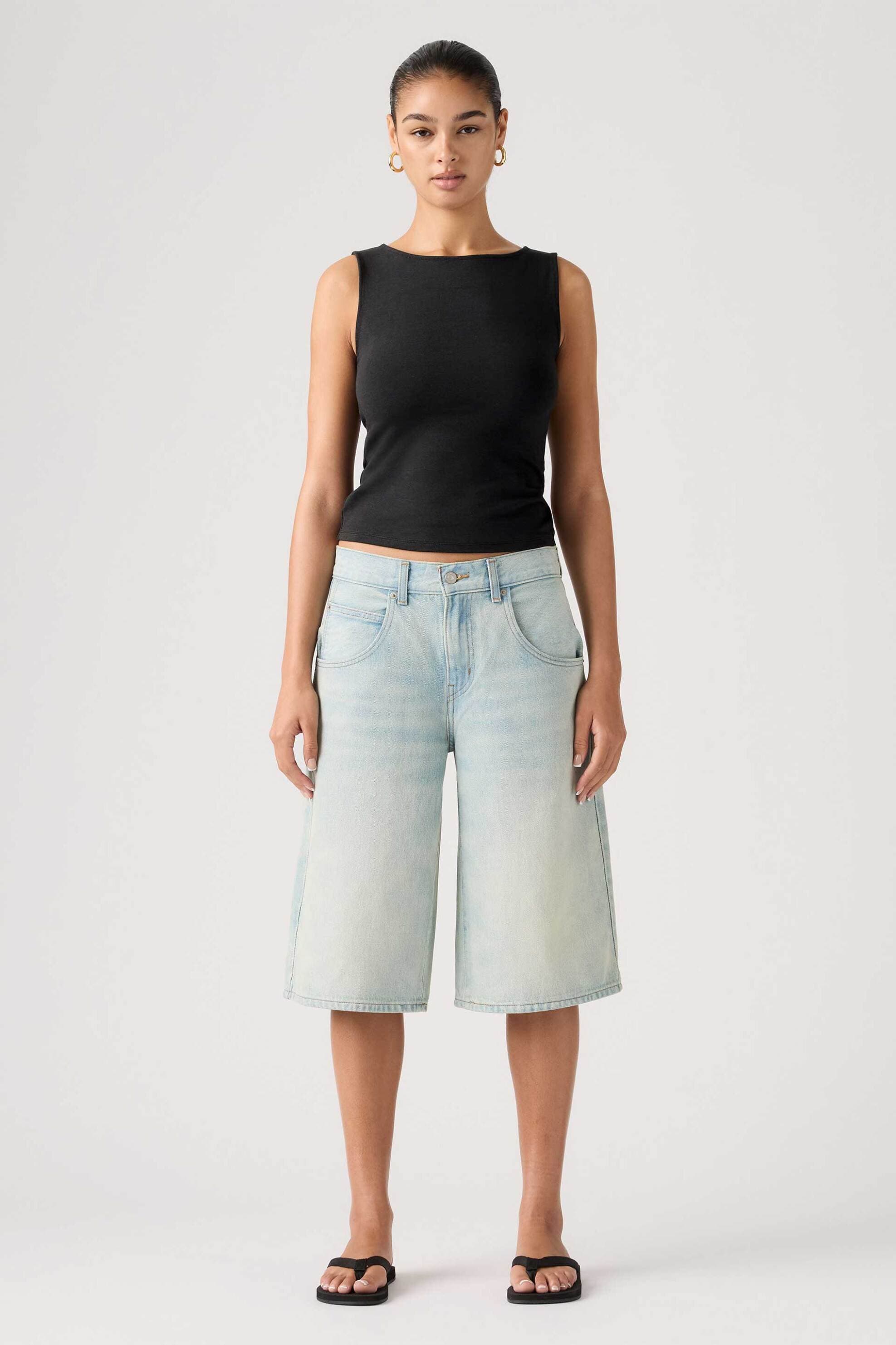 Levi's® γυναικεία denim βερμούδα πεντάτσεπη Super Baggy Fit