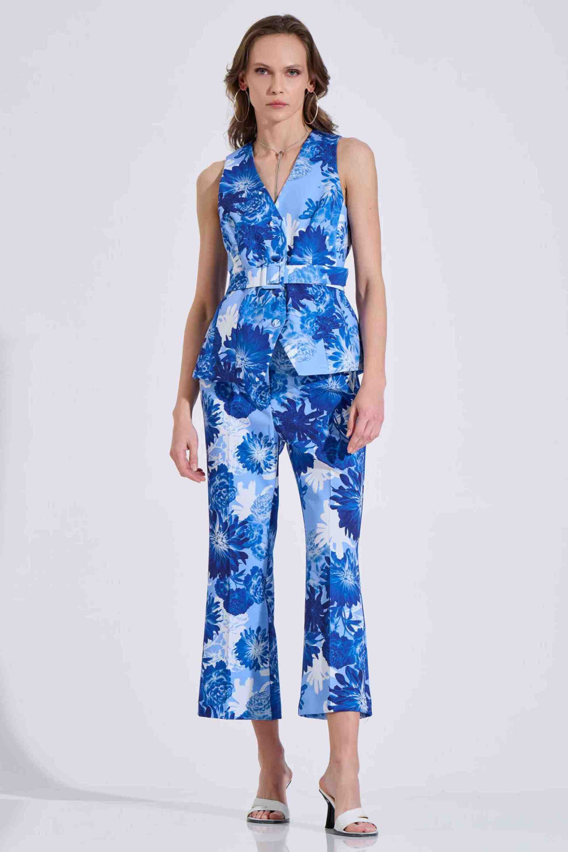 Bill Cost γυναικείο γιλέκο με floral print
