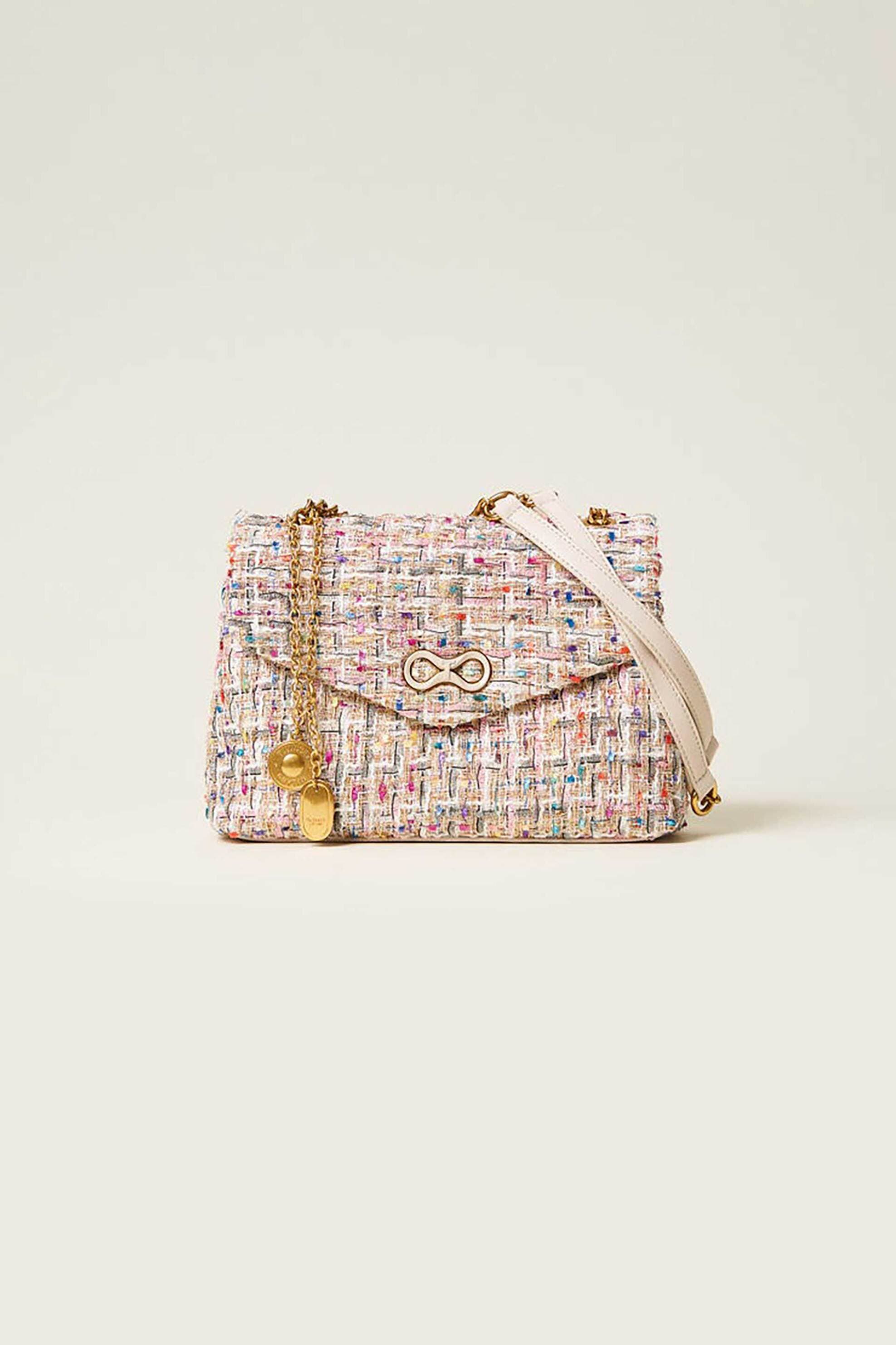 Twinset γυναικεία tweed τσάντα ώμου | ONE SIZE