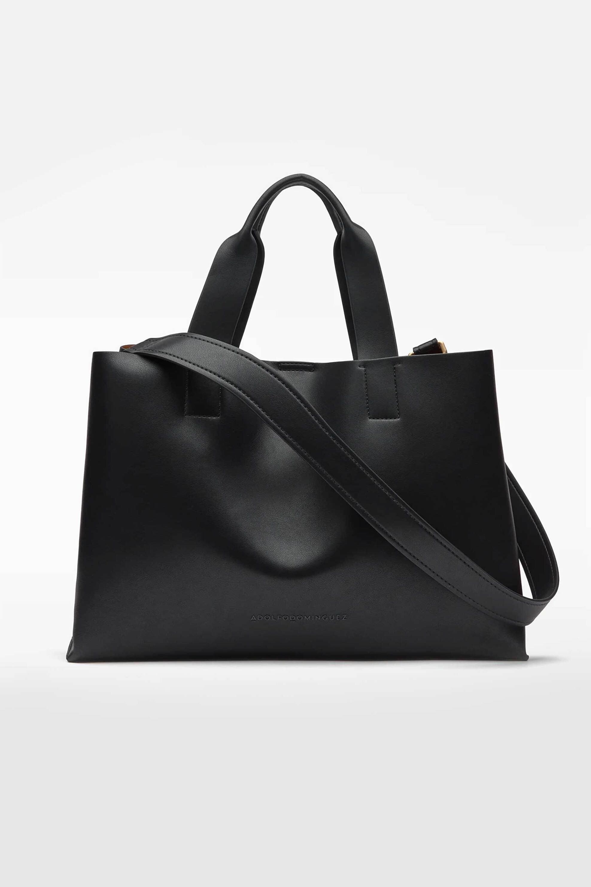 Adolfo Domínguez γυναικεία τσάντα shopper μονόχρωμη "Mica"