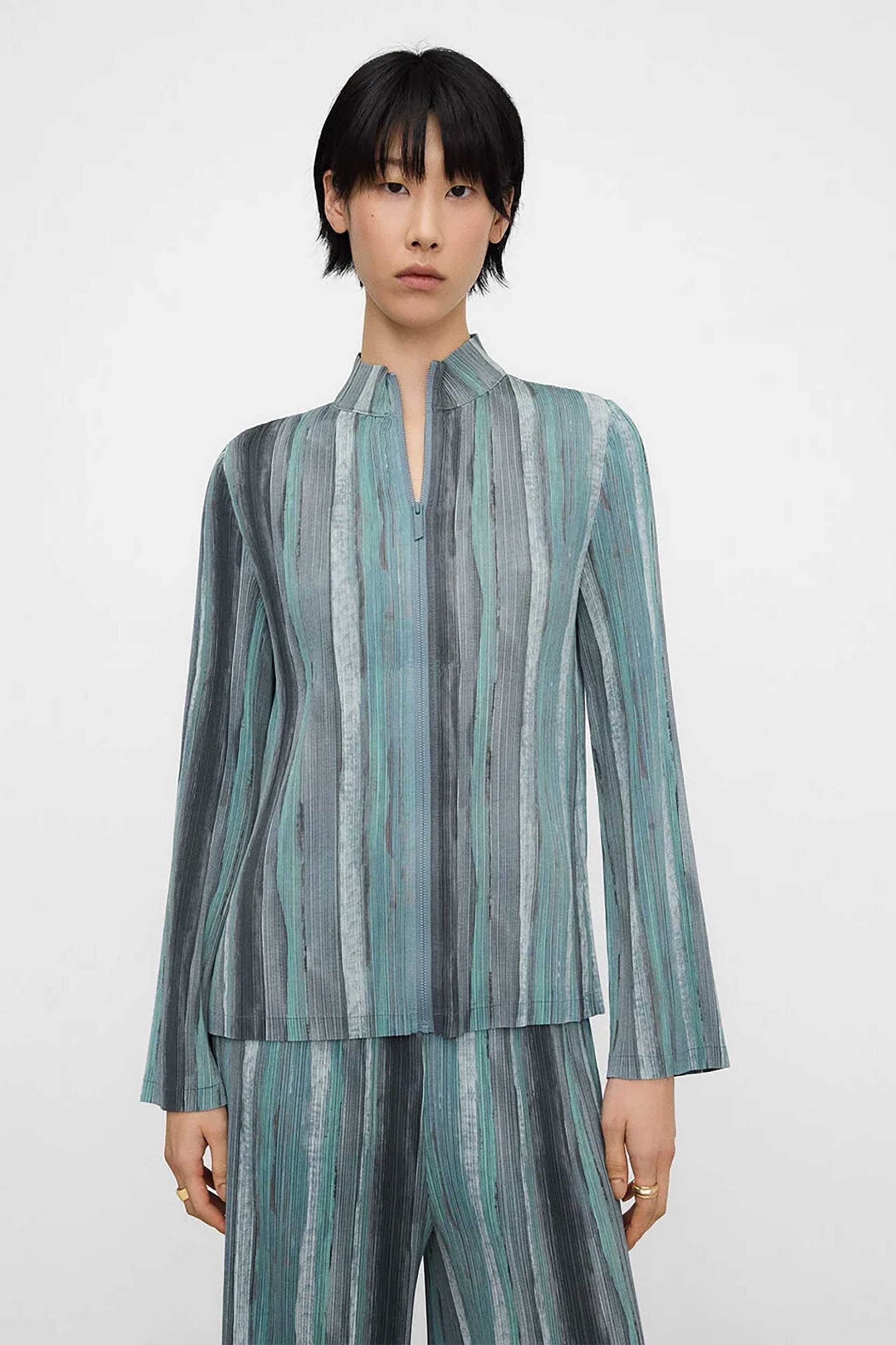 Adolfo Domínguez γυναικείο jacket με ριγέ σχέδιο