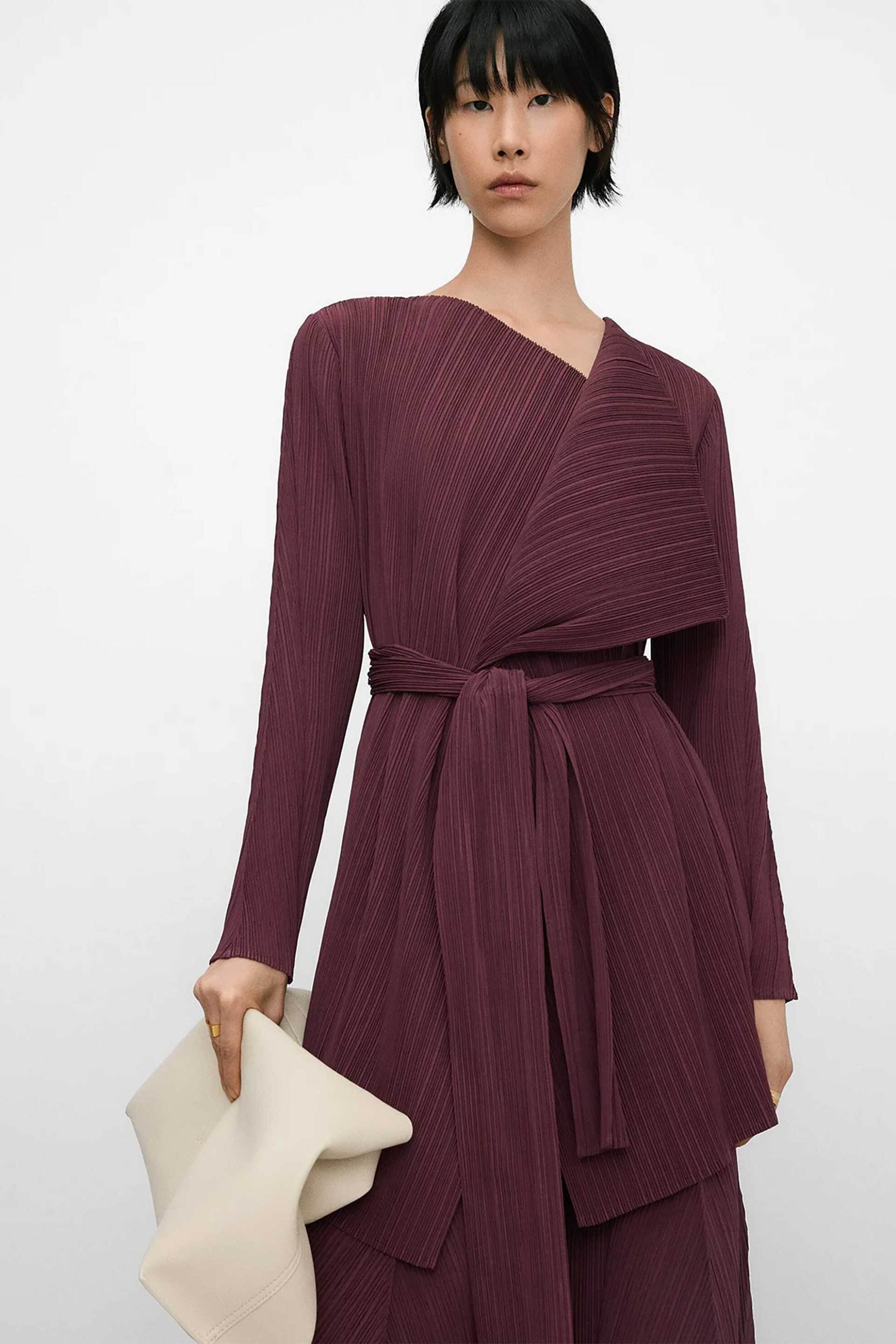 Adolfo Domínguez γυναικείο jacket με τσαλακωμένη όψη