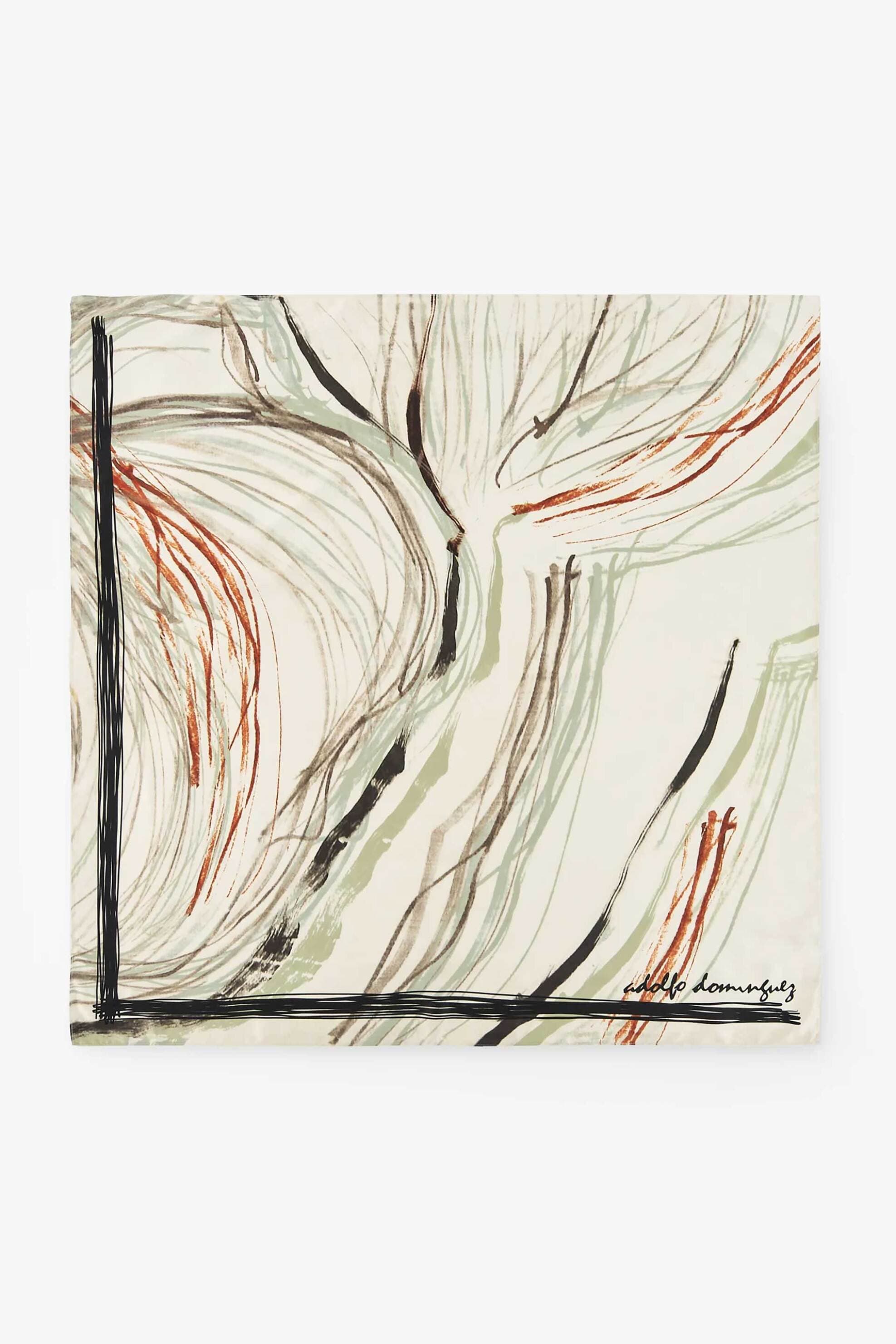 Adolfo Domínguez γυναικείο φουλάρι με all-over print | ONE SIZE