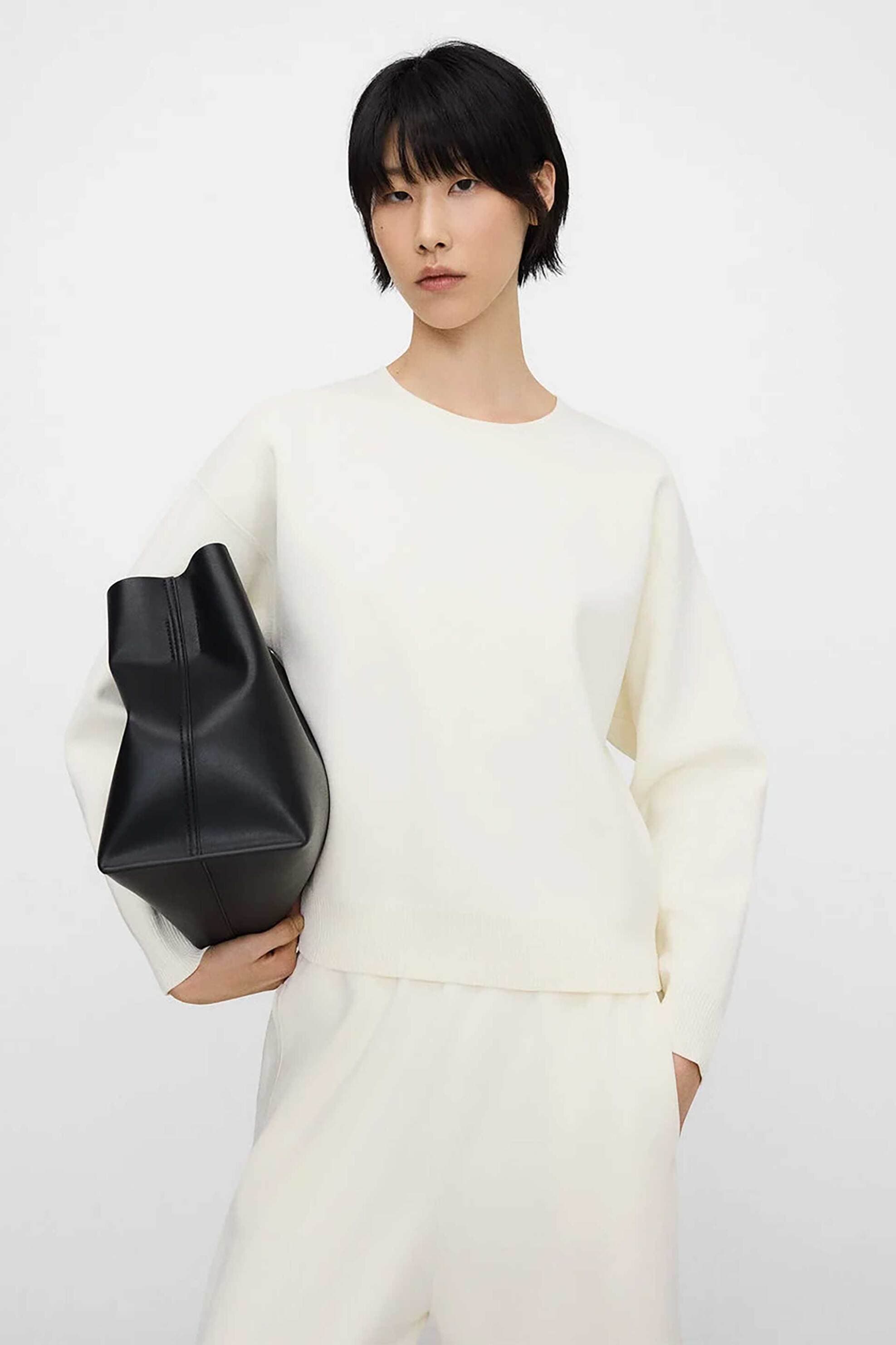 Adolfo Domínguez γυναικείο πουλόβερ μονόχρωμο ribbed