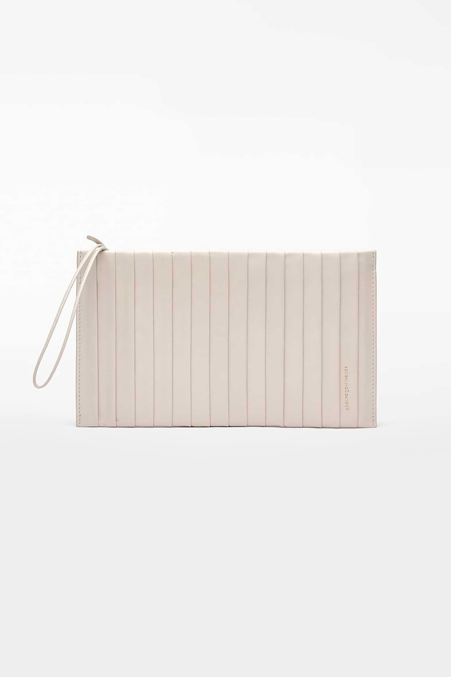 Adolfo Domínguez γυναικείο clutch με πλισέ σχέδιο | ONE SIZE