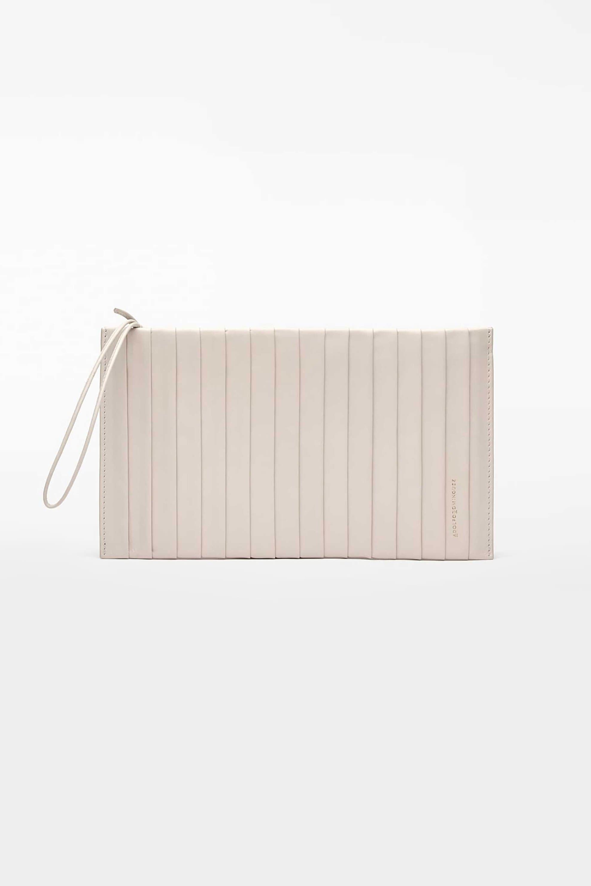 Adolfo Domínguez γυναικείο clutch με πλισέ σχέδιο | ONE SIZE