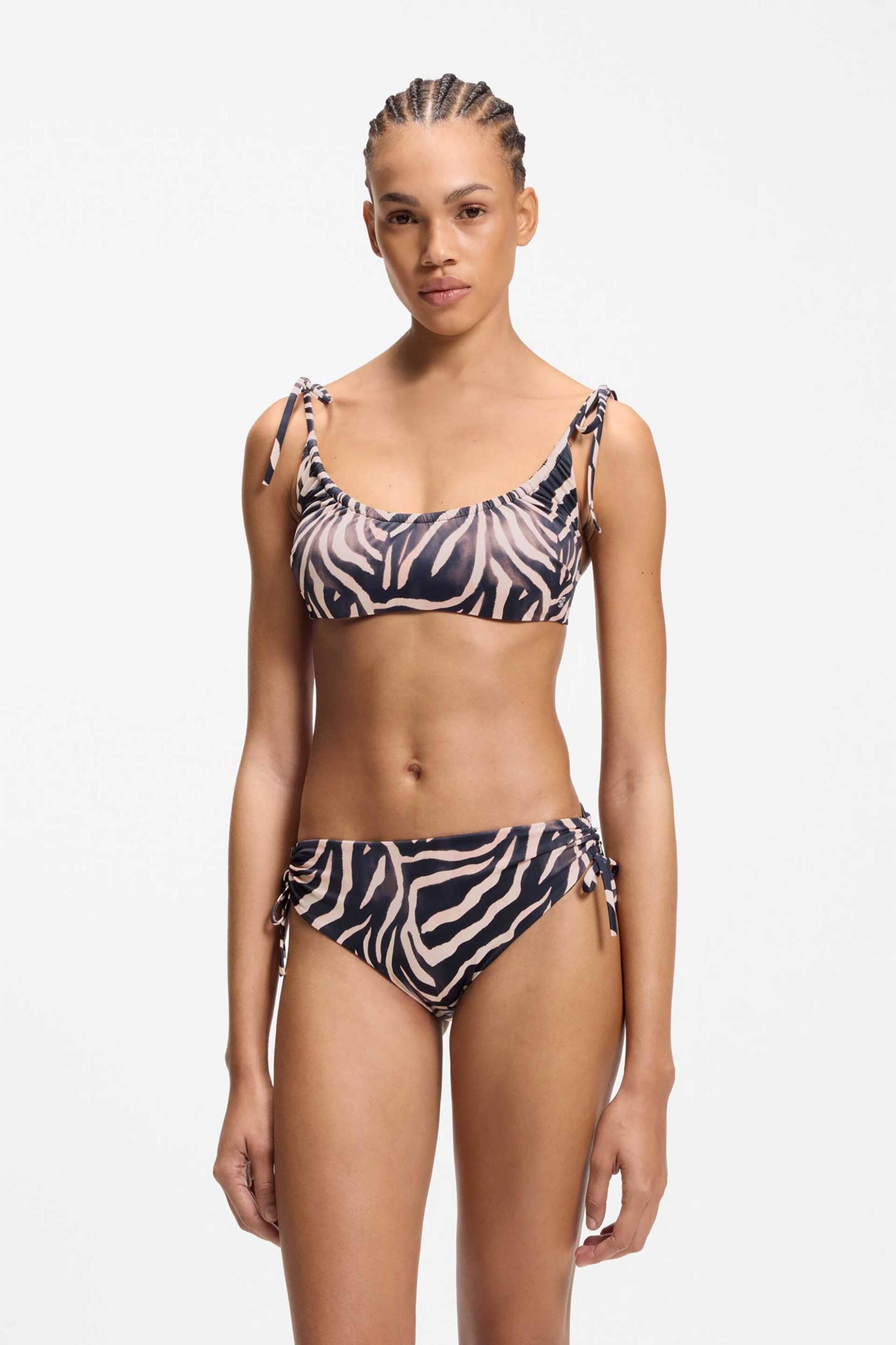 Hugo Boss γυναικείο μαγιό μπικίνι σλιπ με all-over print "Fancy"