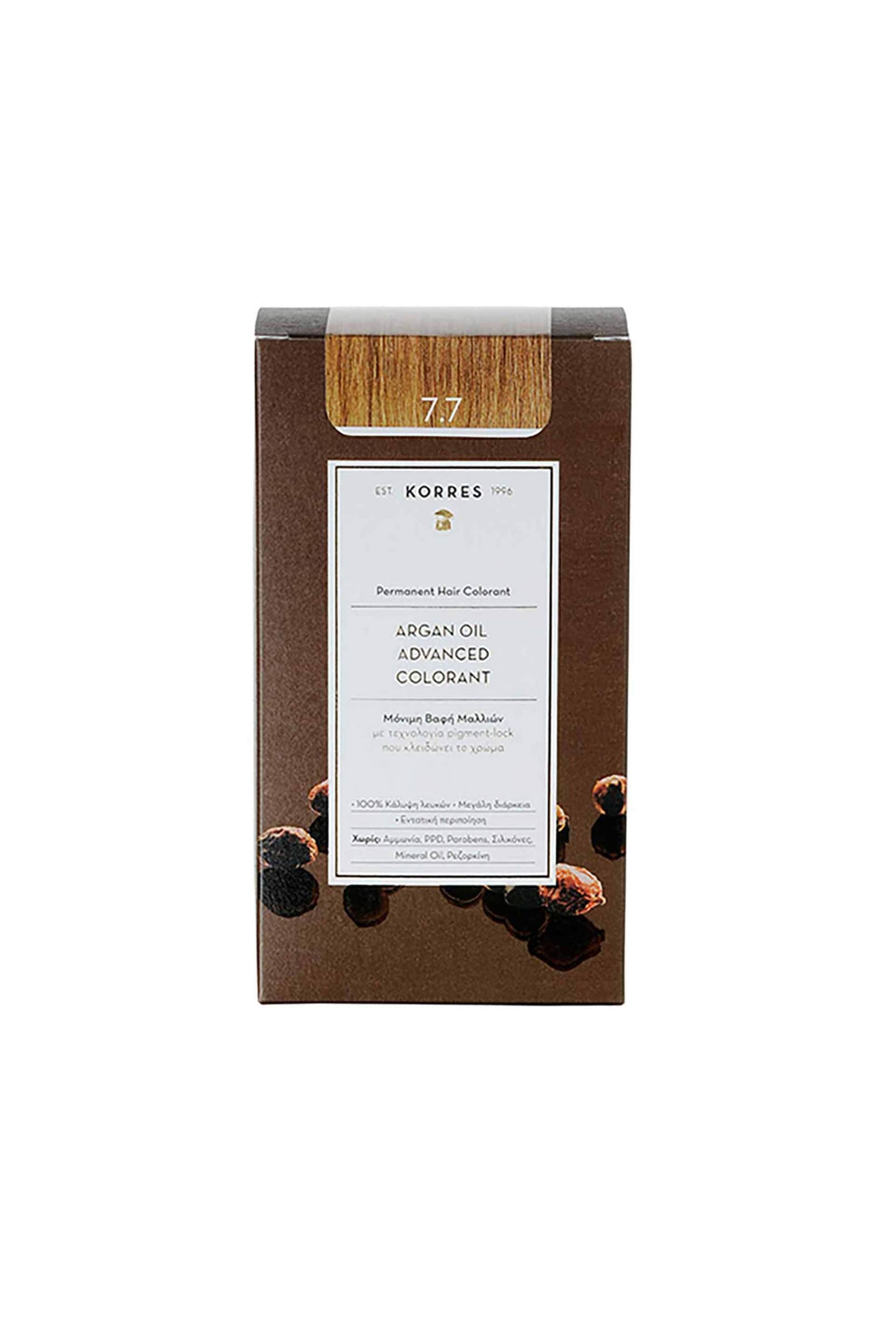 Korres Argan Oil Advanced Colorant 7.7 Μόκα