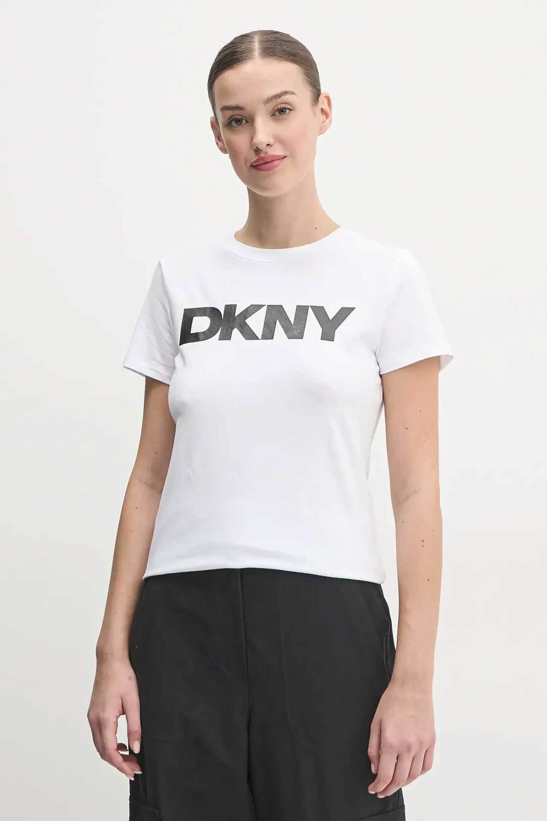 DKNY γυναικείο Τ-shirt με σταμπωτό λογότυπο